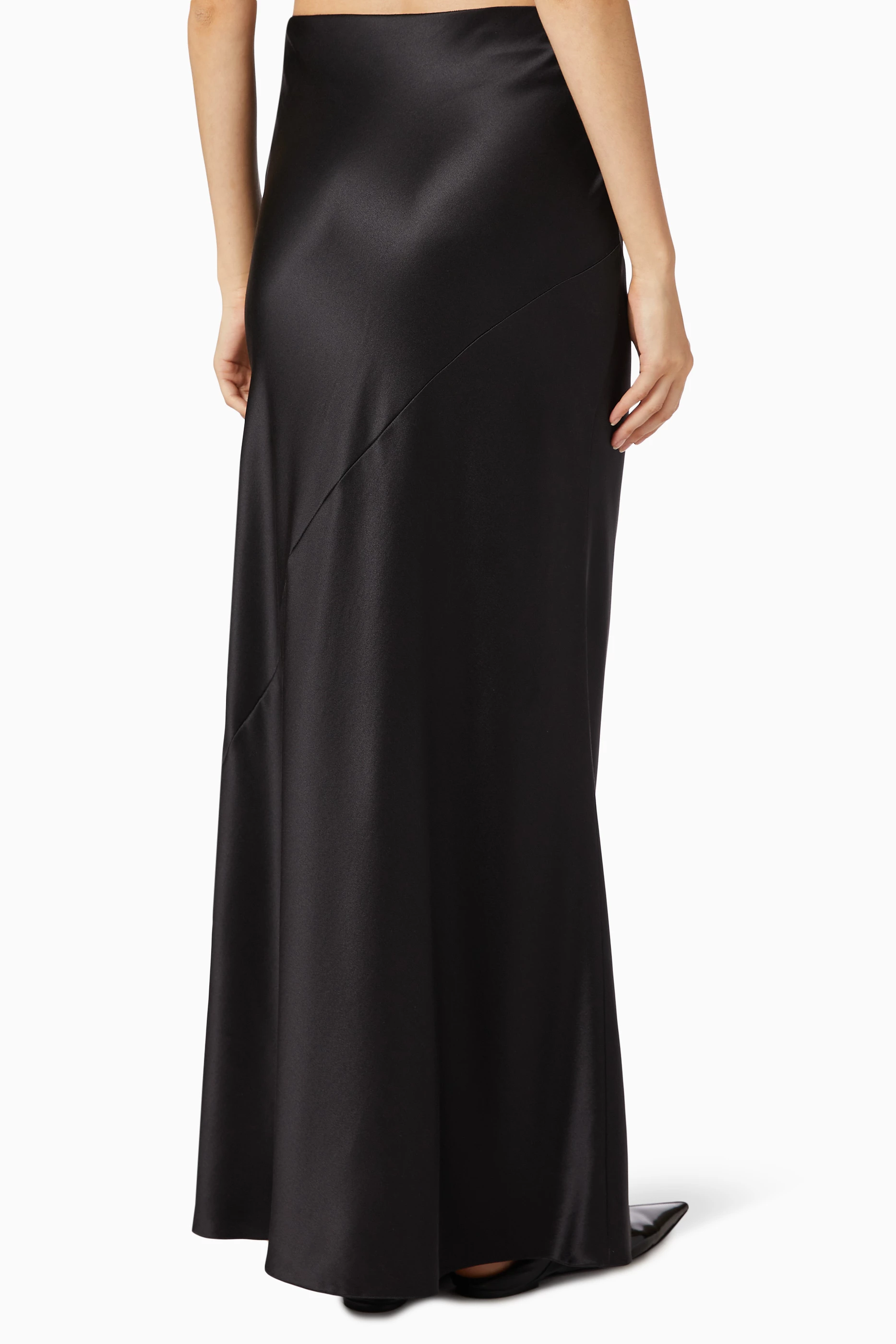 Long deals skirt silk