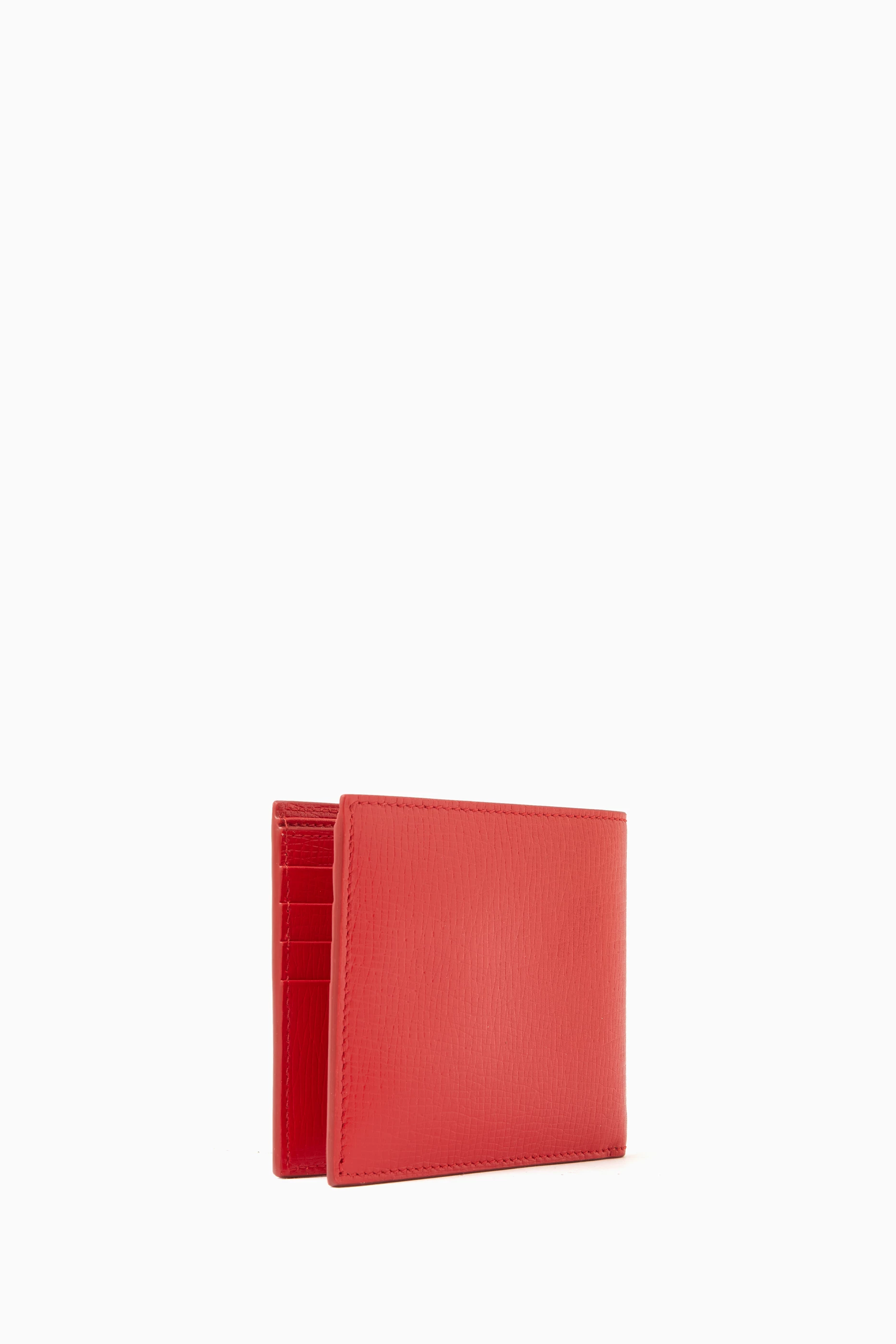 Red wallet for on sale men