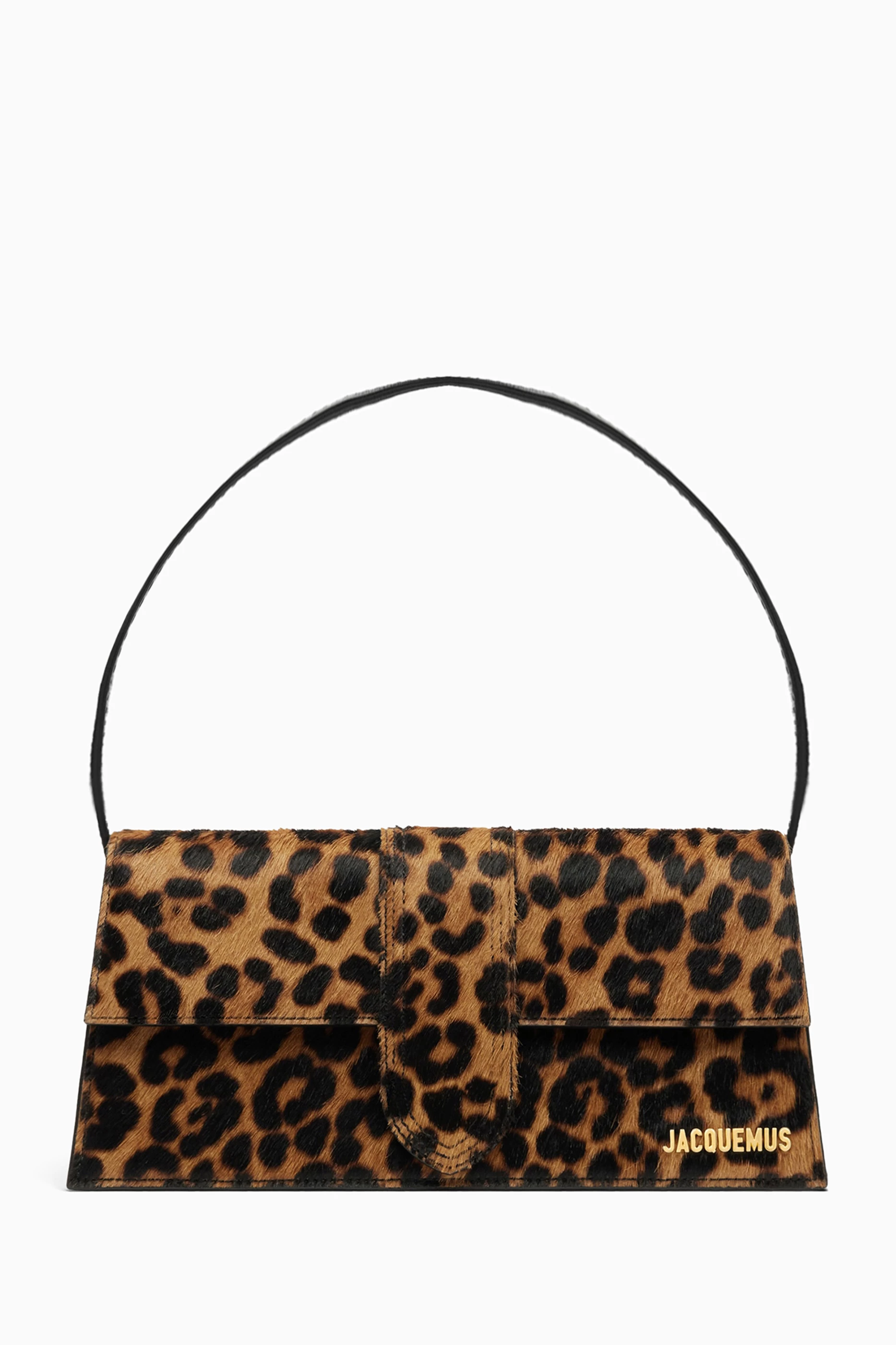 Leopard print over the top shoulder bag