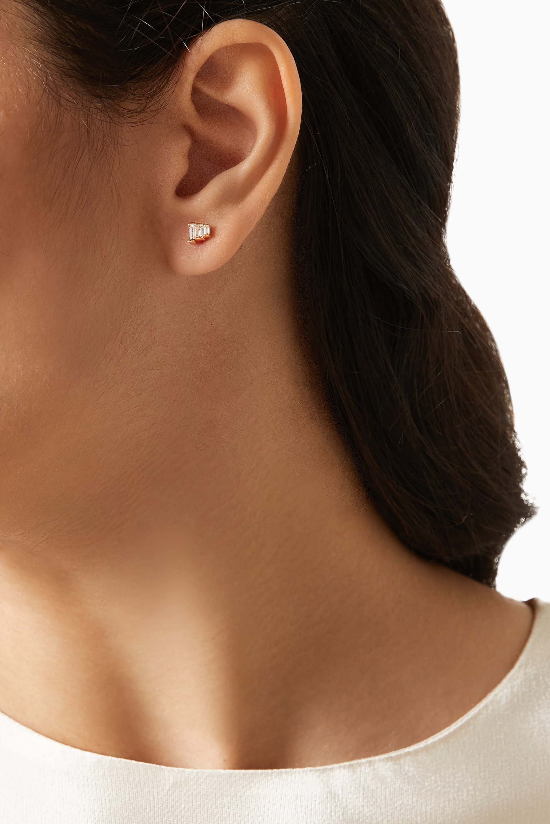 Diamond on sale cluster earrings