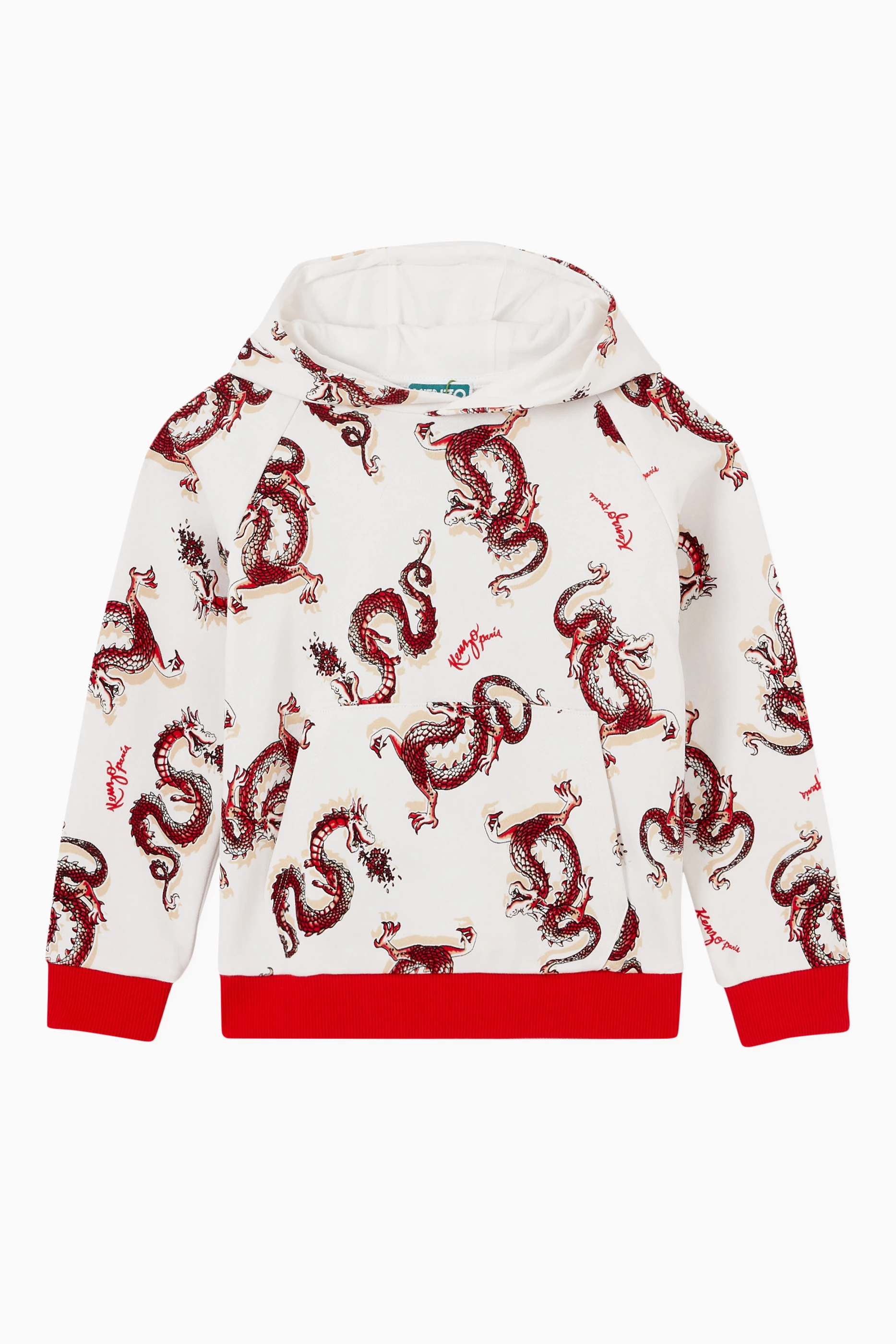 Gucci red deals dragon hoodie