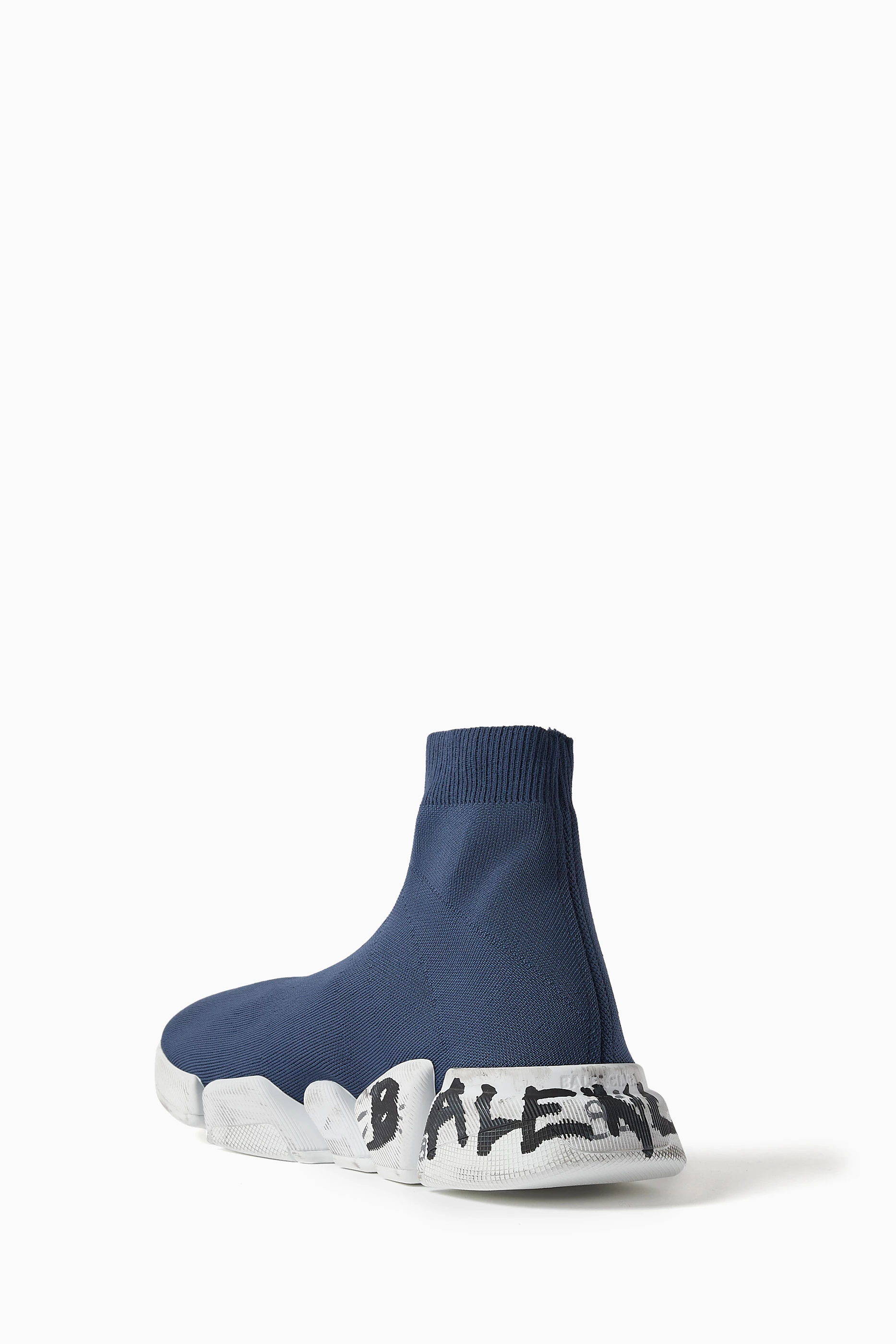 Balenciaga speed knit mens navy clearance