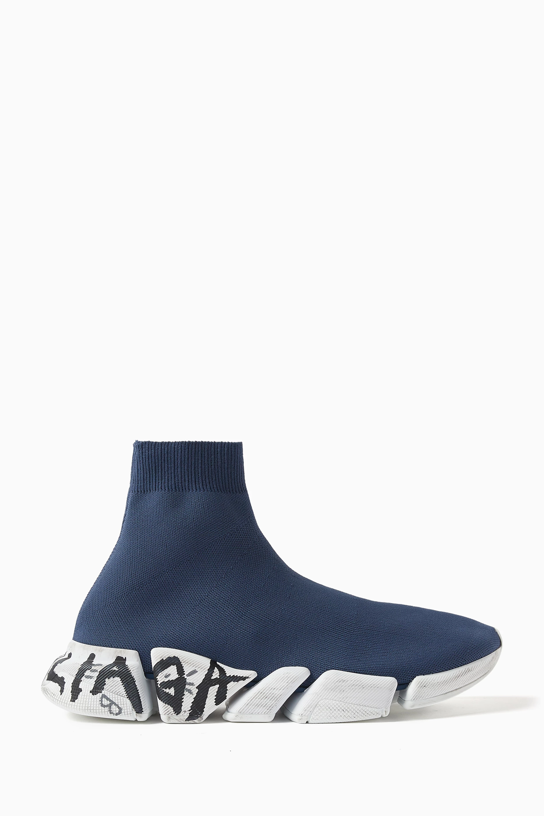 Balenciaga speed trainer shop low navy