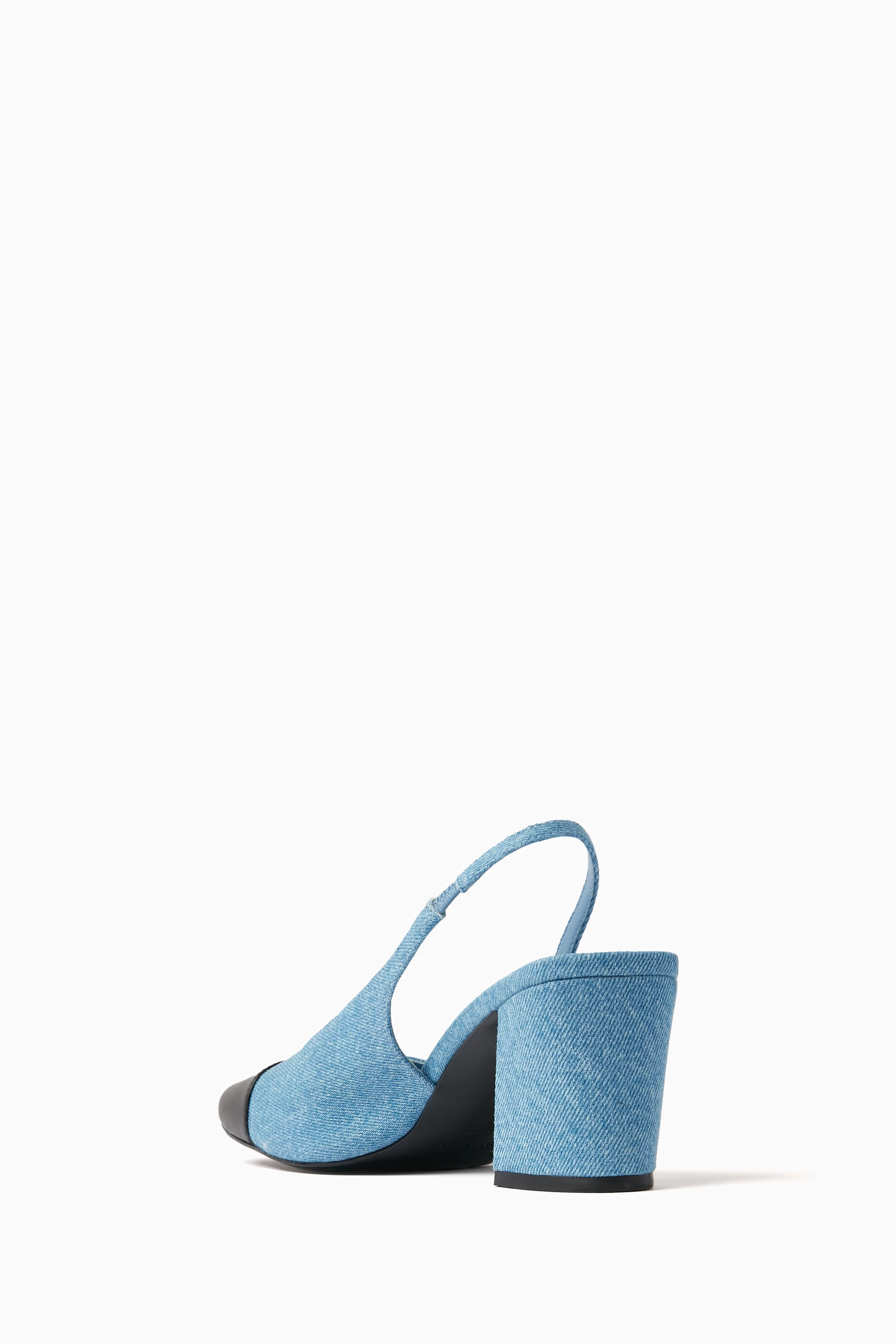 Buy NASS Blue Marcy 65 Crystal embellished Slingback Pumps in