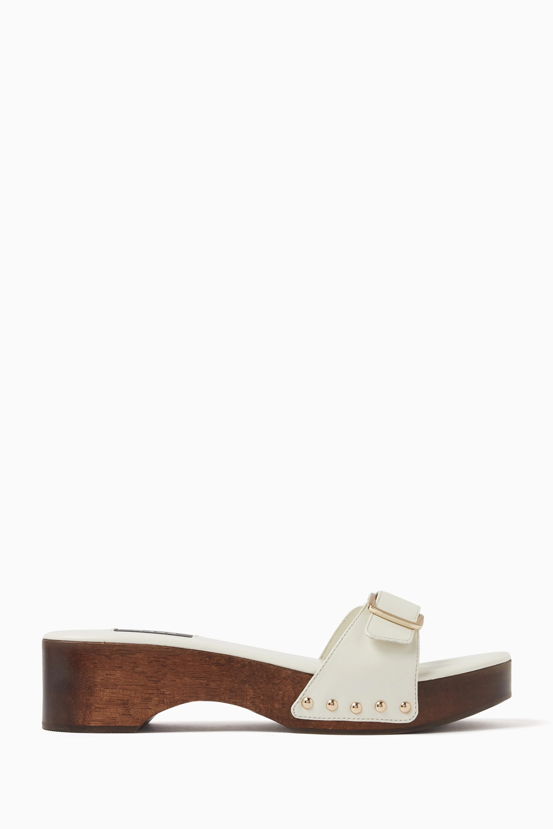 Open on sale toe clogs