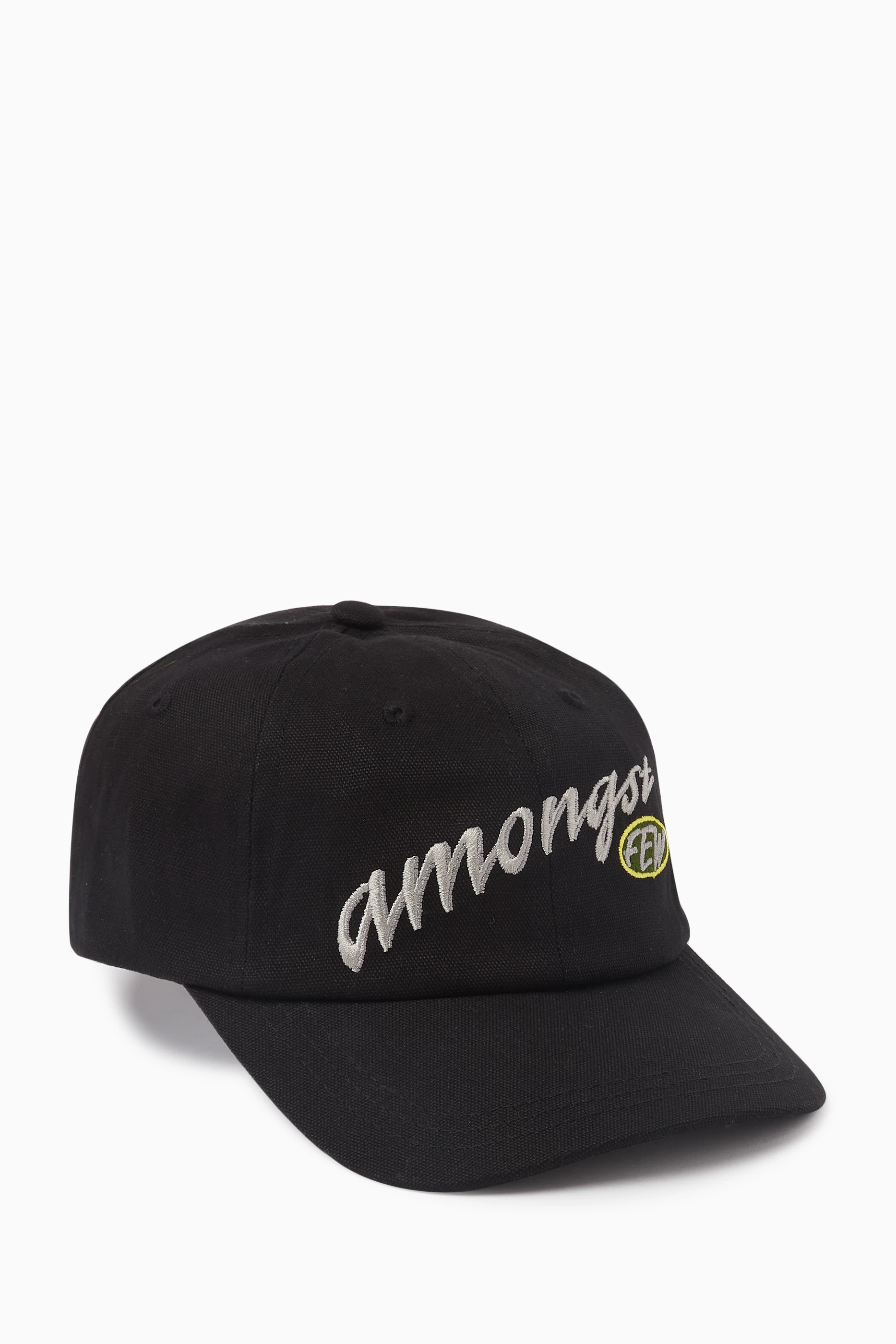 Buy Amongst Few Black Throwback Low Pro Cap in Cotton canvas for