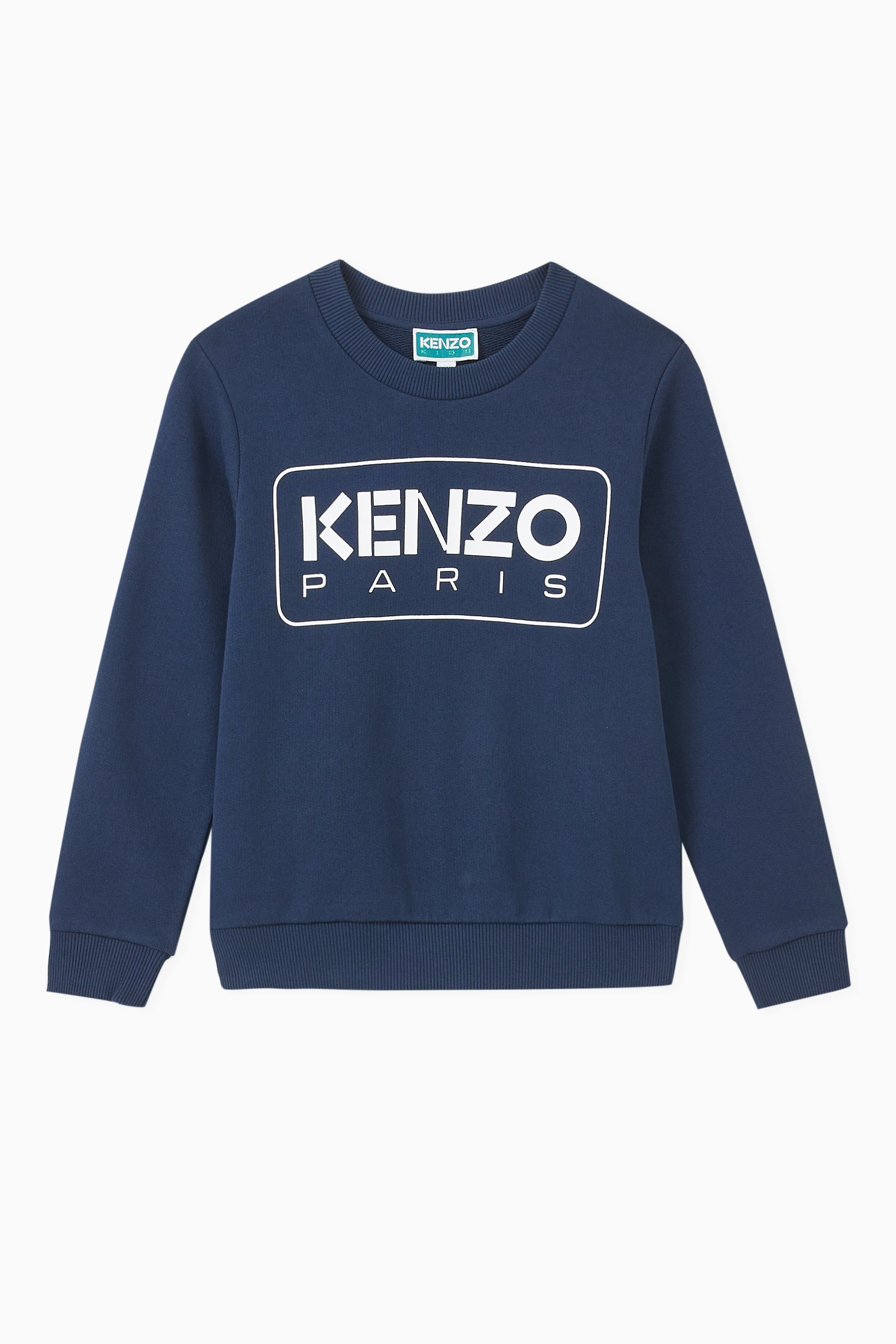 Kenzo sweatshirt navy discount blue