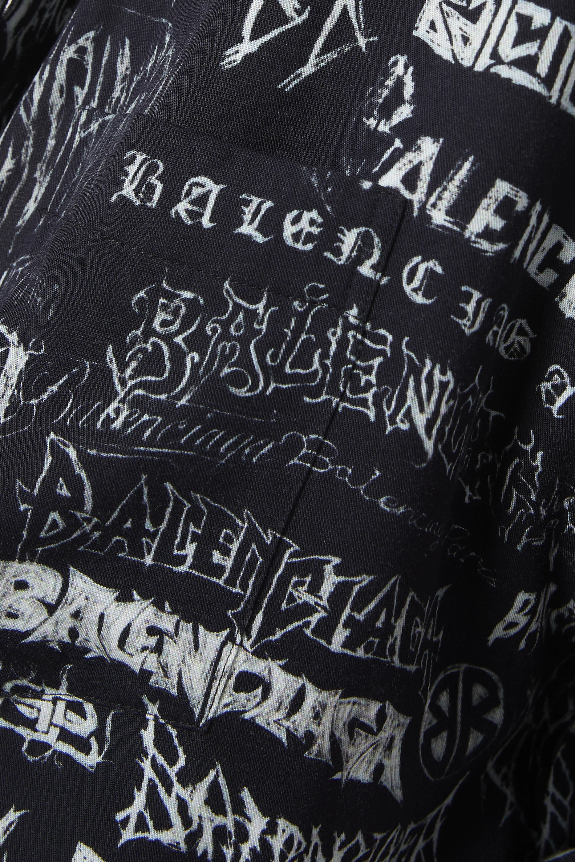 Balenciaga all over print t shirt sales