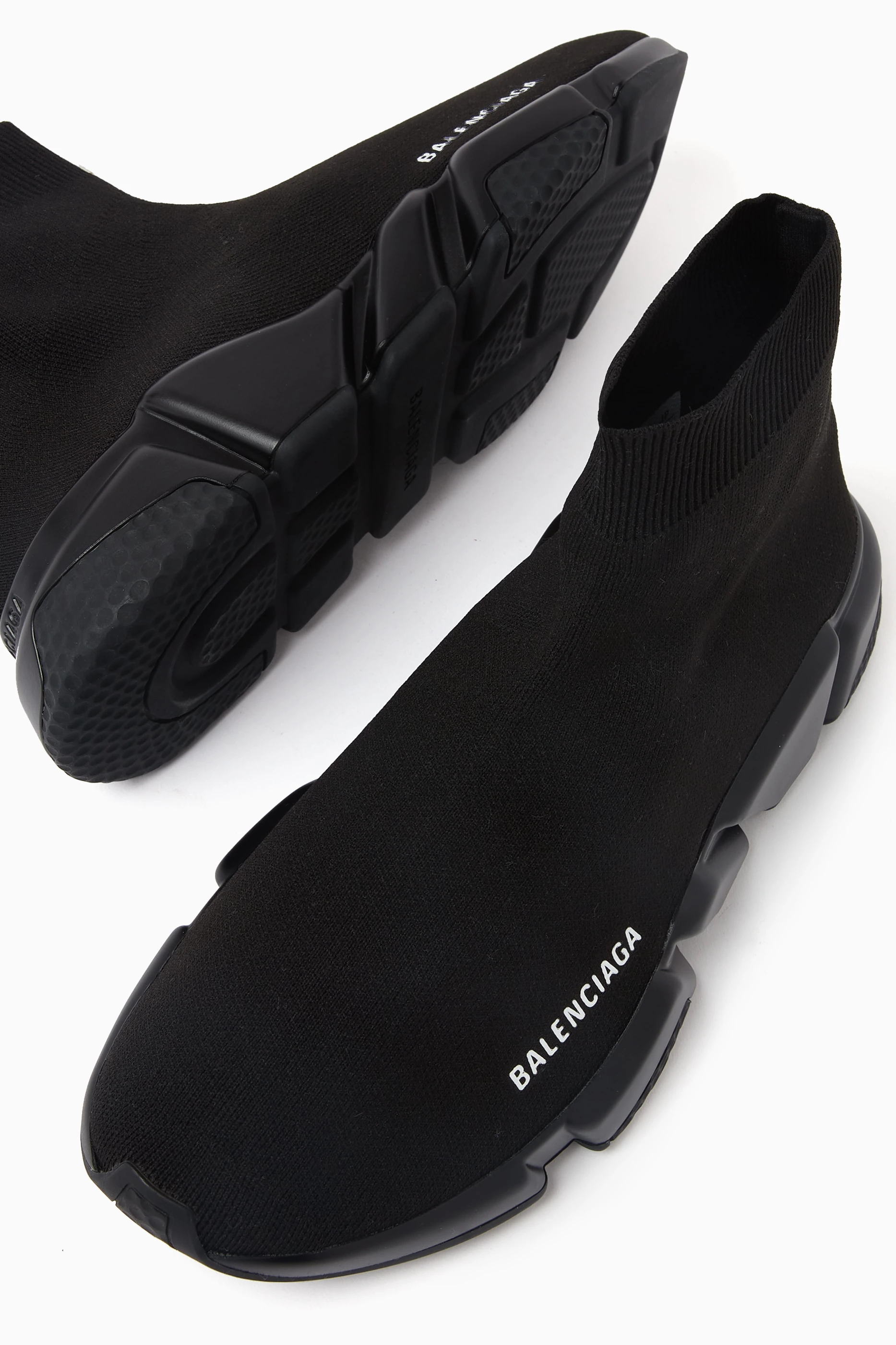 Buy Balenciaga Black Speed Sneakers in Recycled Knit for Women in UAE Ounass