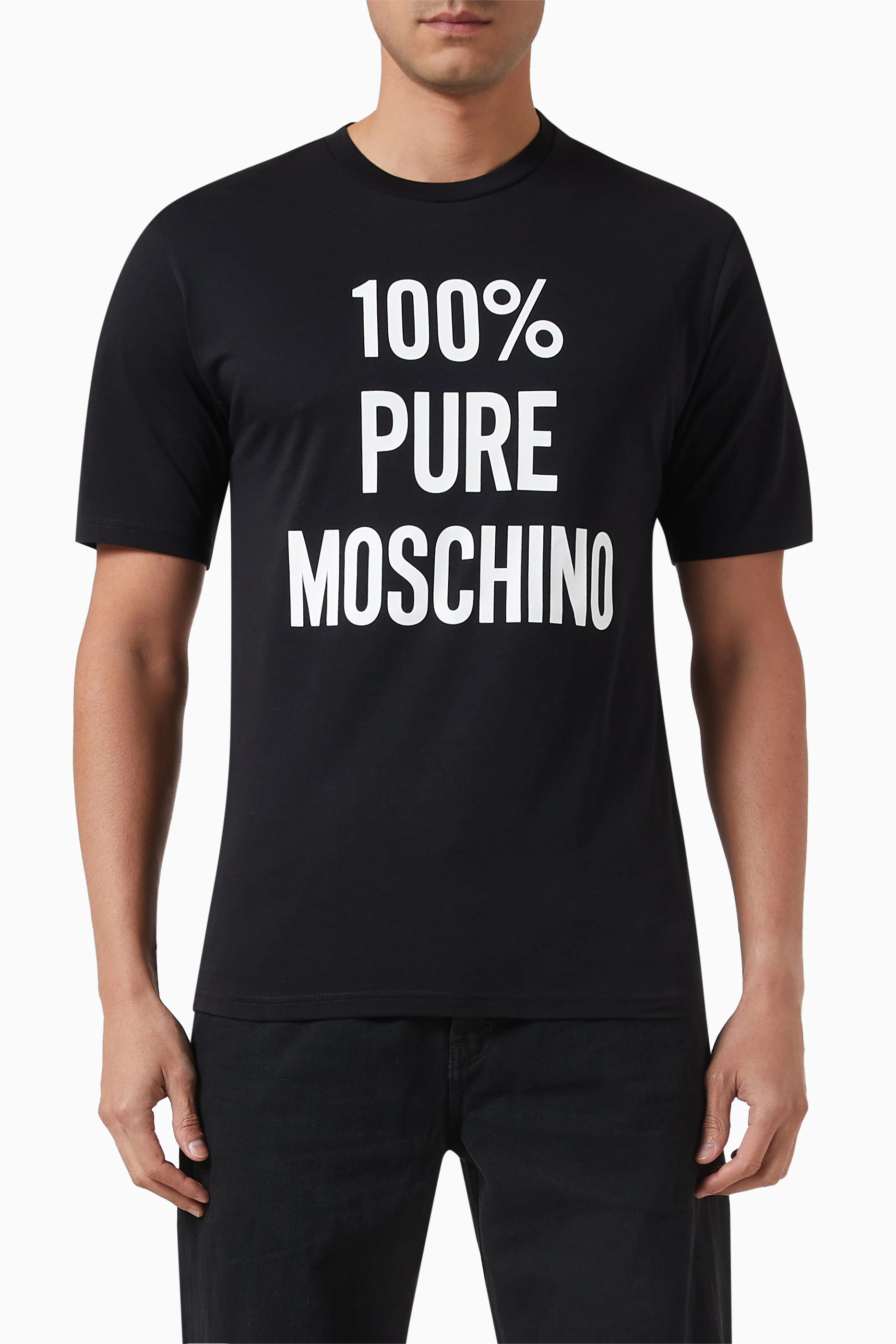 Moschino T-shirt With Logo in Black for Men