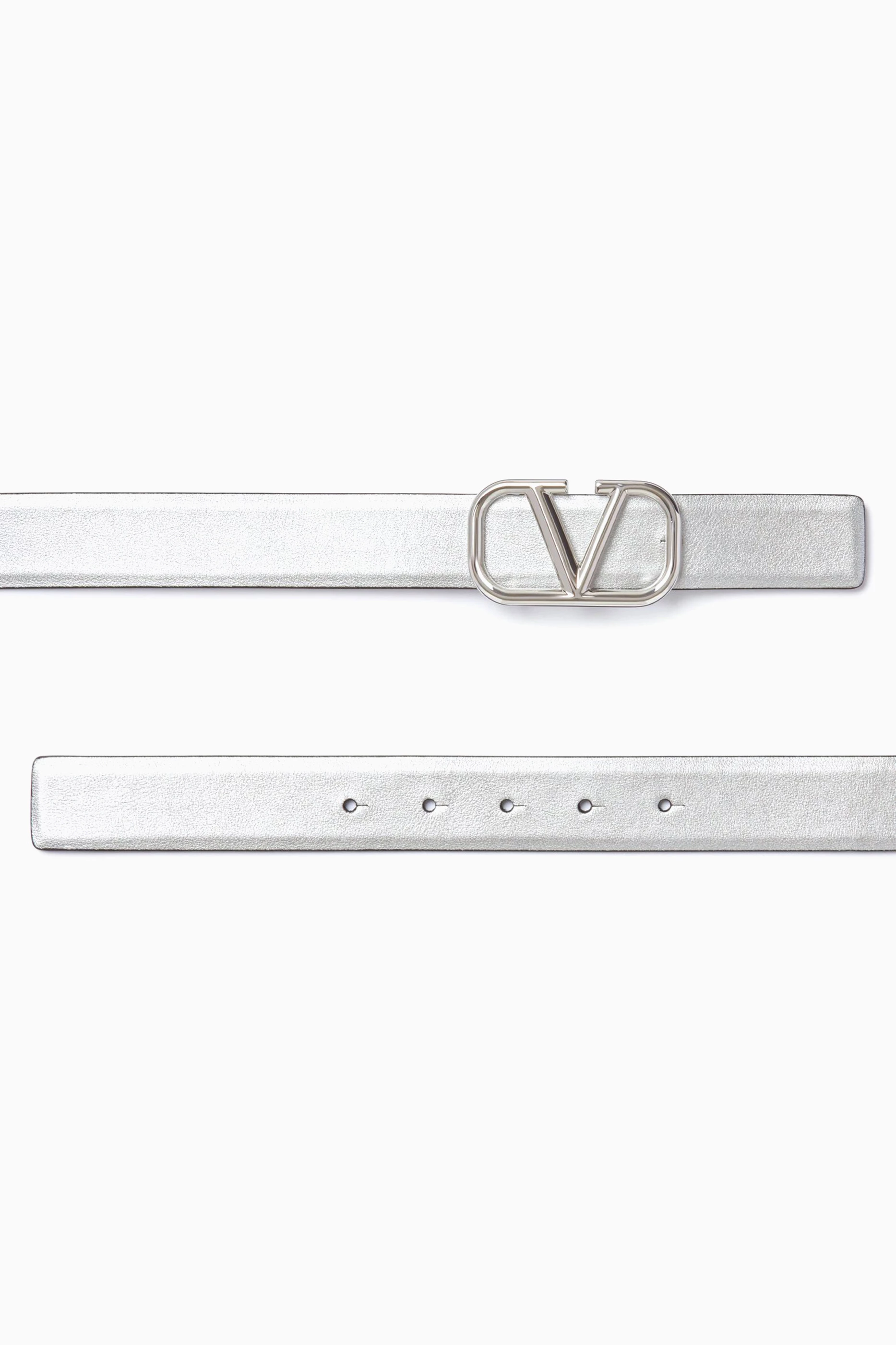 White discount valentino belt