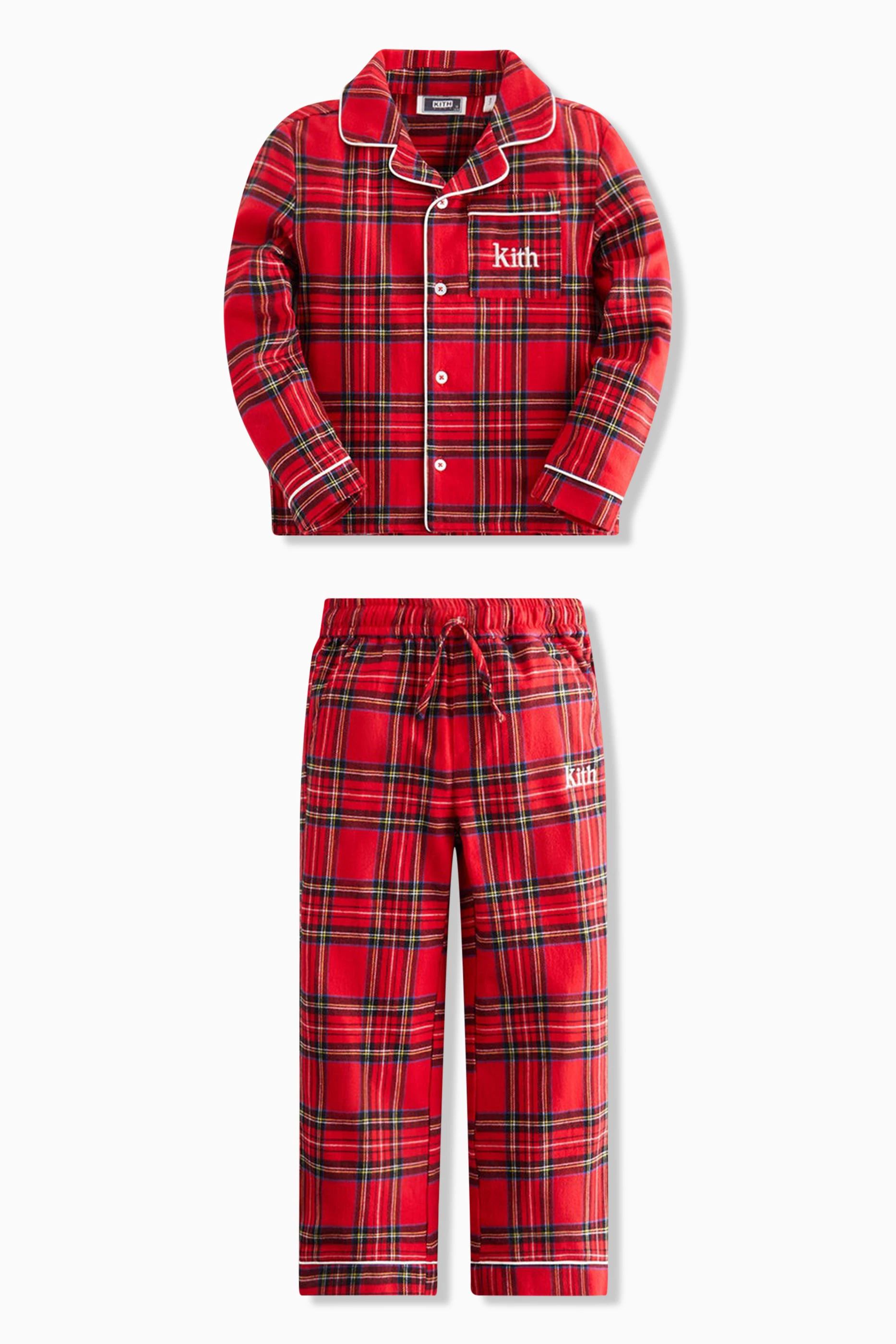Red hot sale plaid pajamas