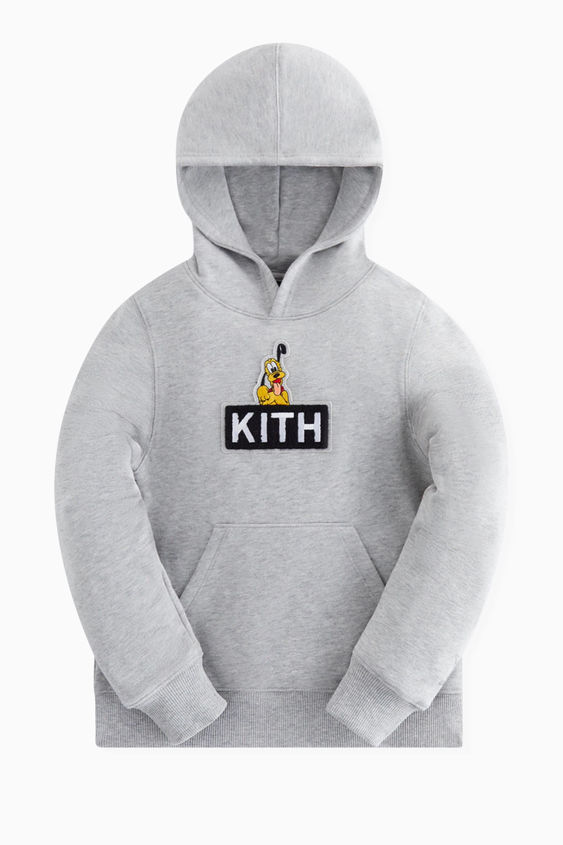Buy Kith Grey x Disney Mickey Friends Pluto Hoodie in Cotton