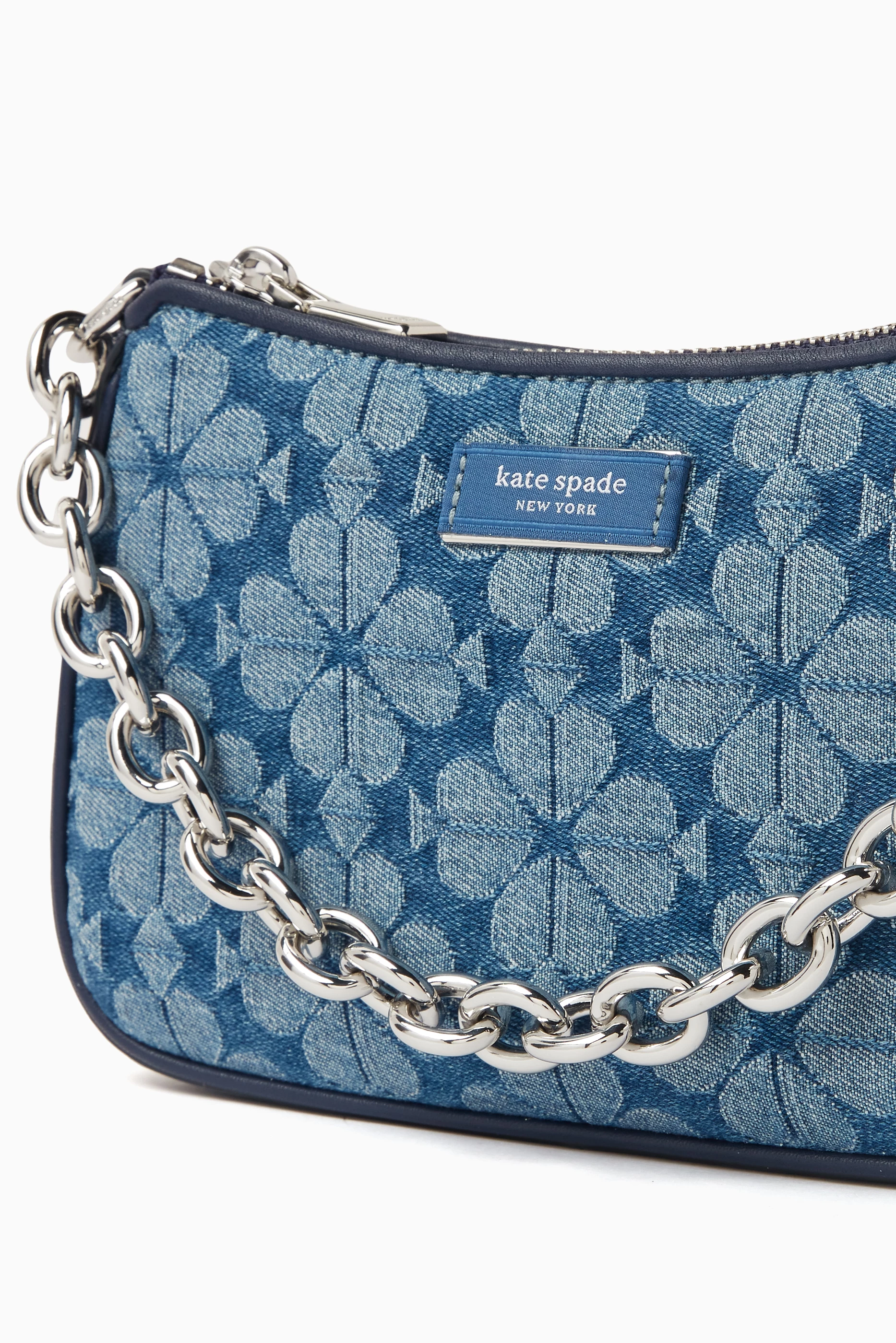 Denim kate spade purse 2025