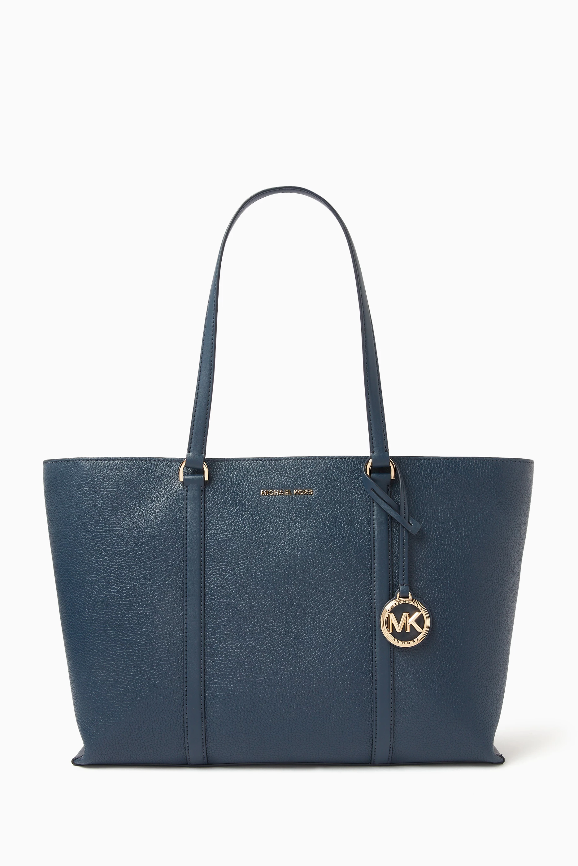 Michael kors best sale blue tote bag