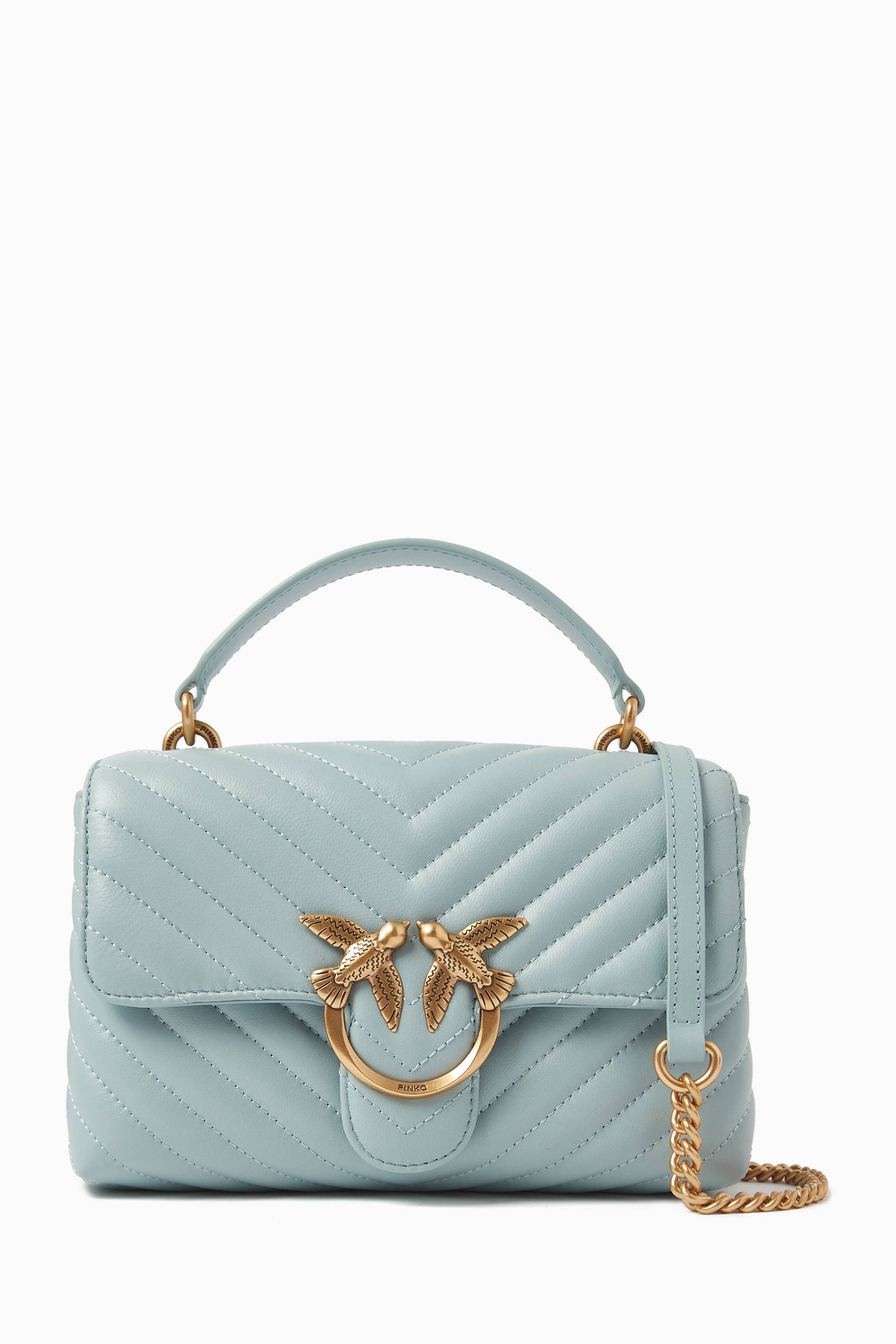 Pinko top grey bag