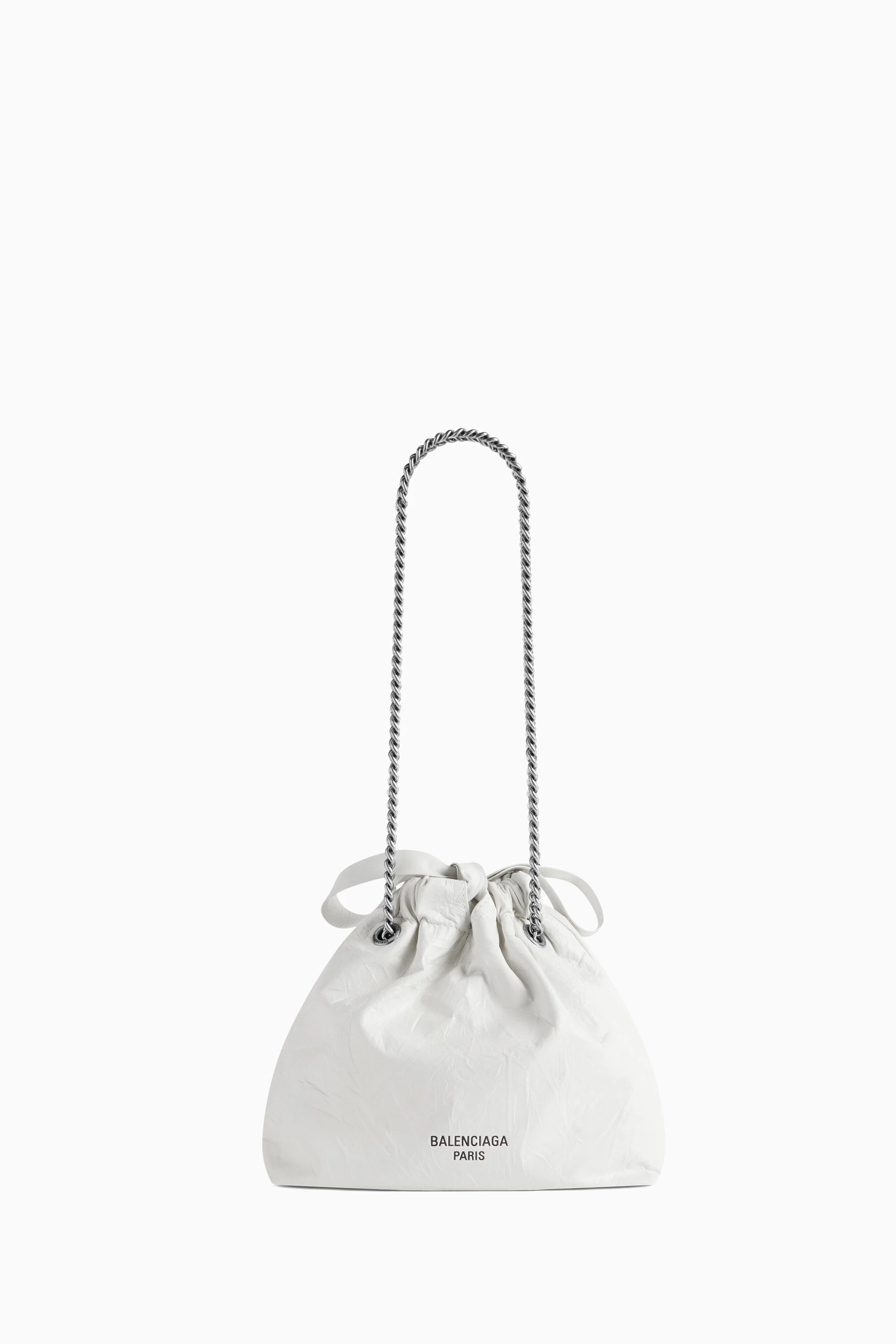 Balenciaga white pouch top