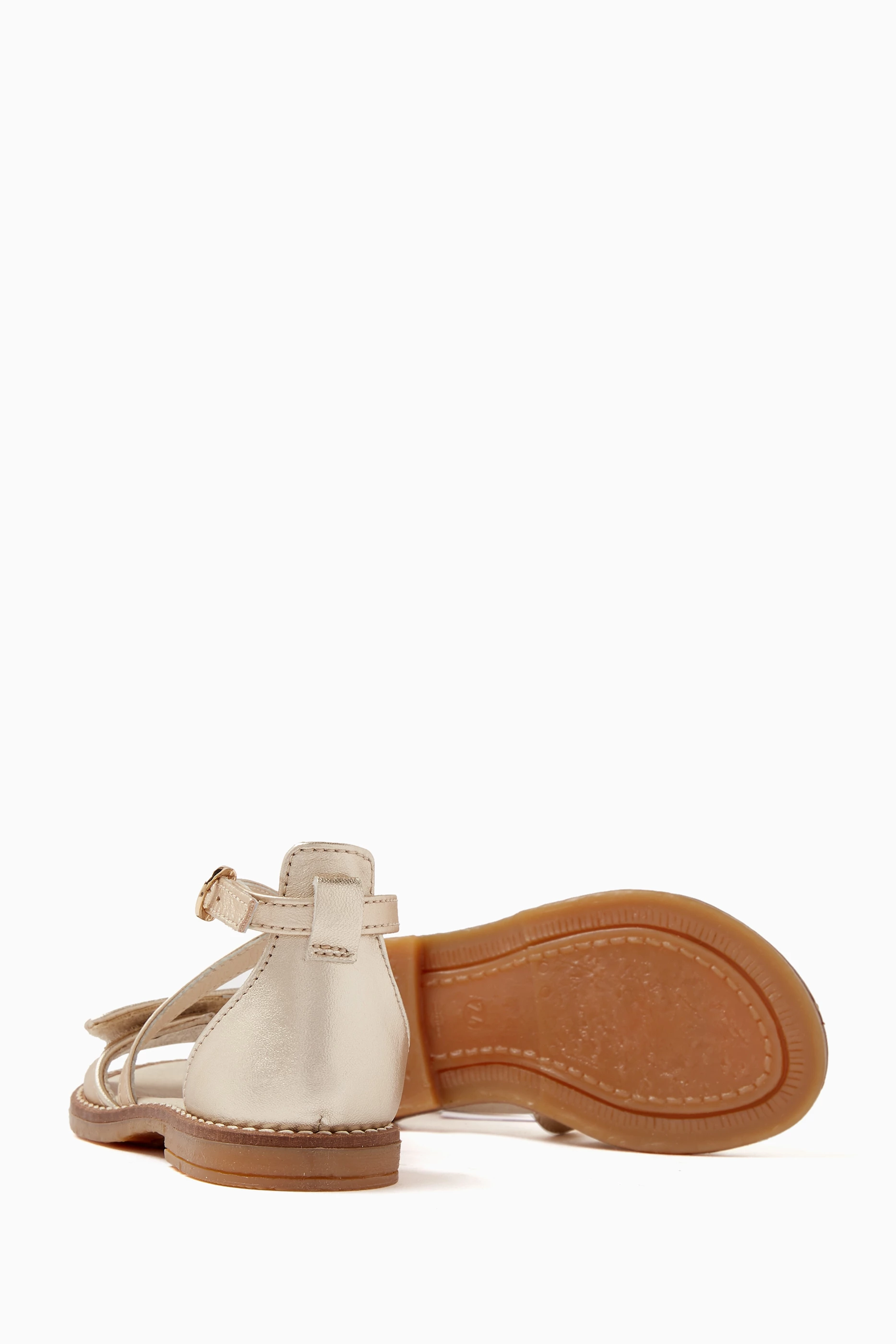 Calvin klein gold sandals outlet