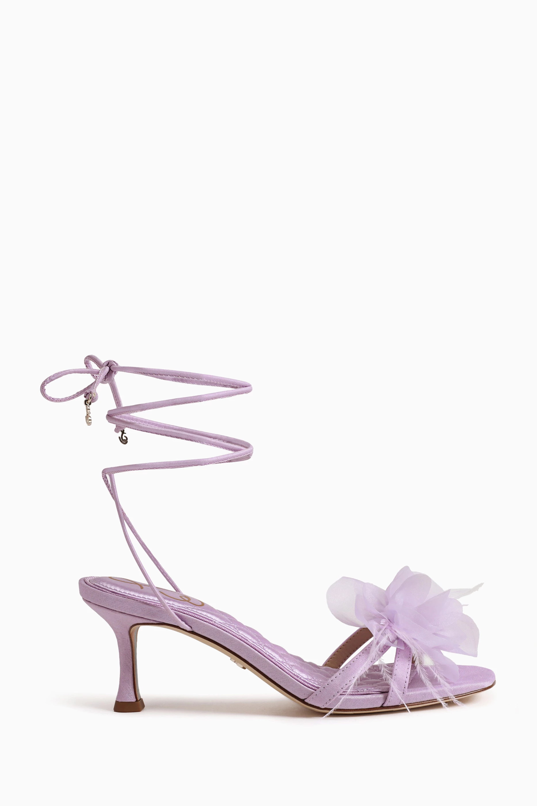Buy Sam Edelman Purple Pammie Floral 60 Sandals in Silk for Women