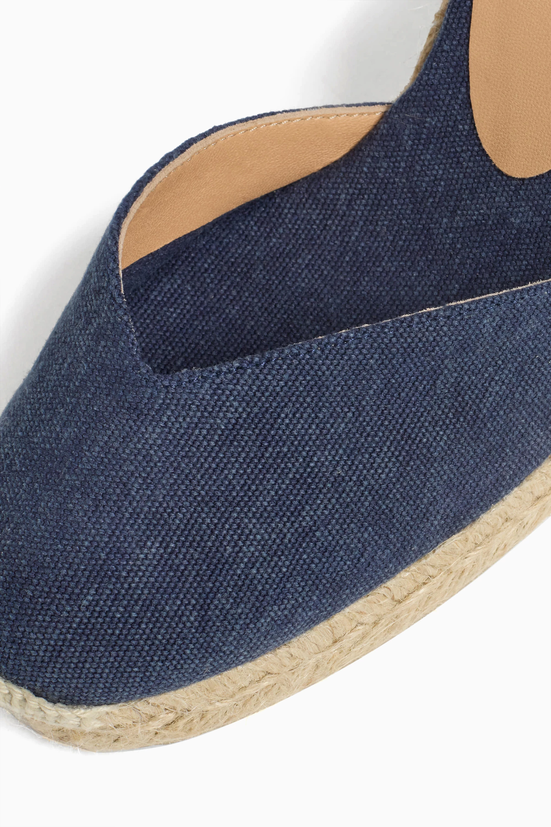 Buy Casta er Blue Carina 70 Espadrille Wedges in Canvas for Women