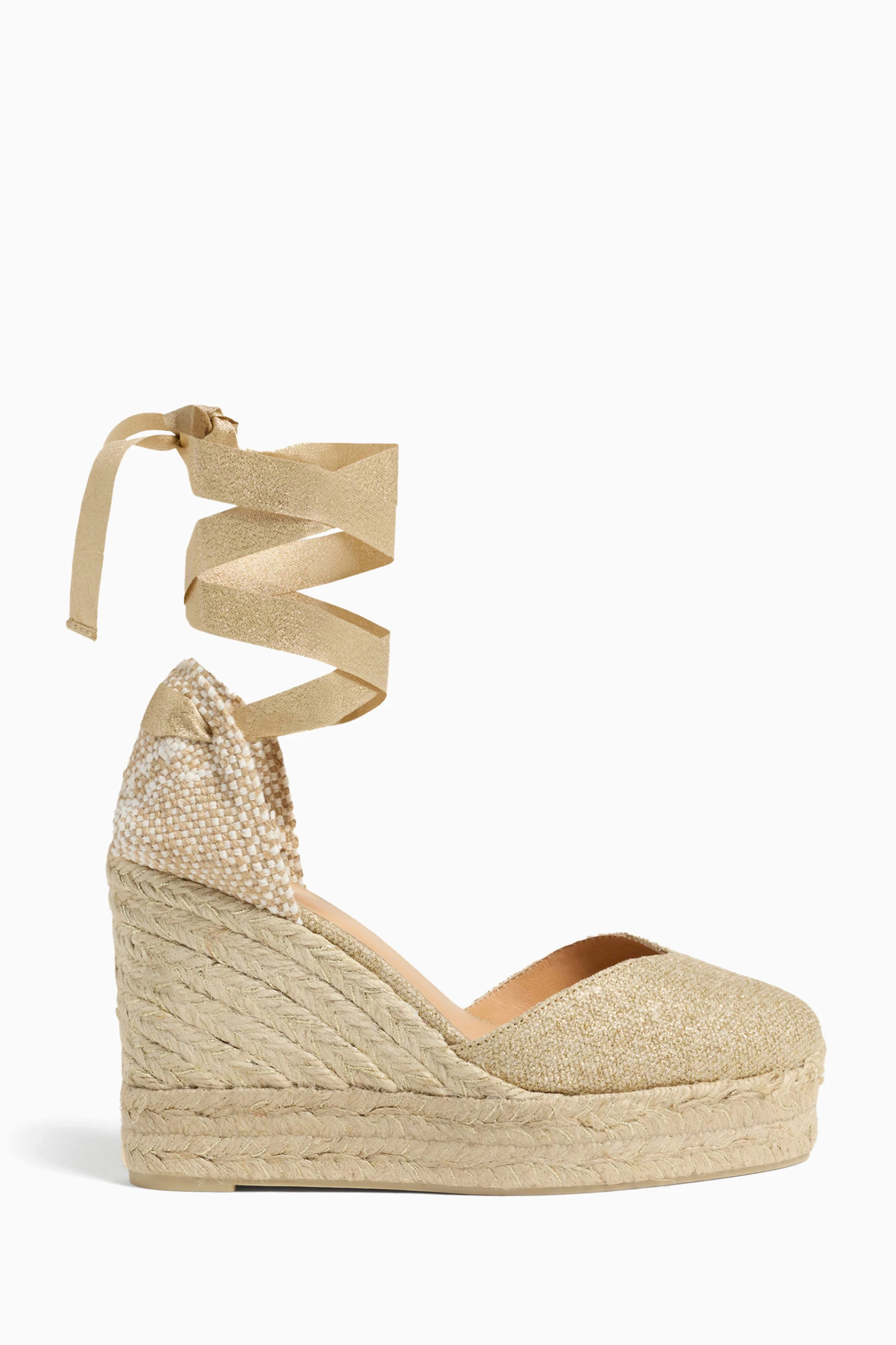 Castaner cheap gold espadrilles