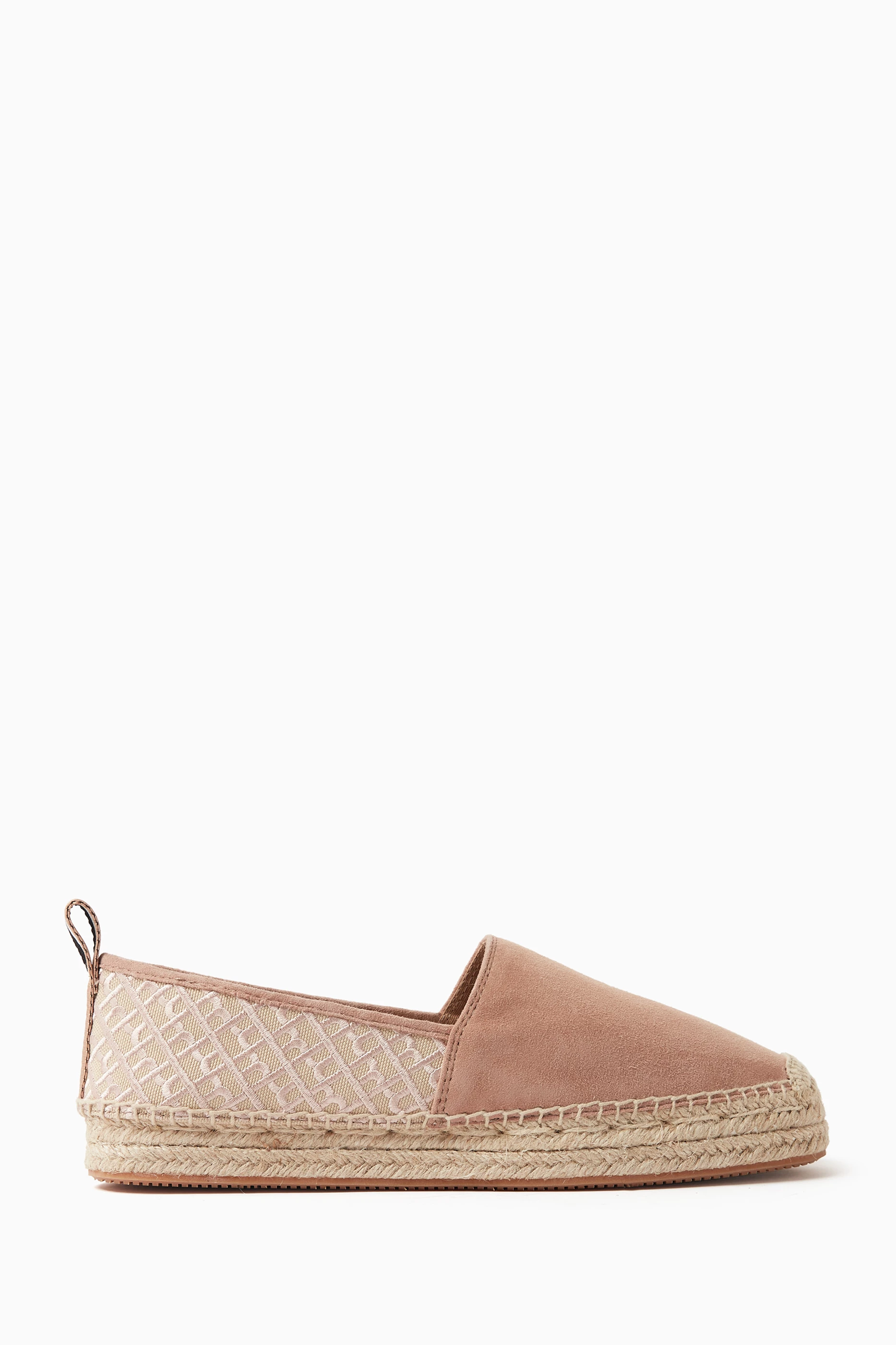 Buy BOSS Brown Madeira Espadrilles in Suede for Women in UAE Ounass