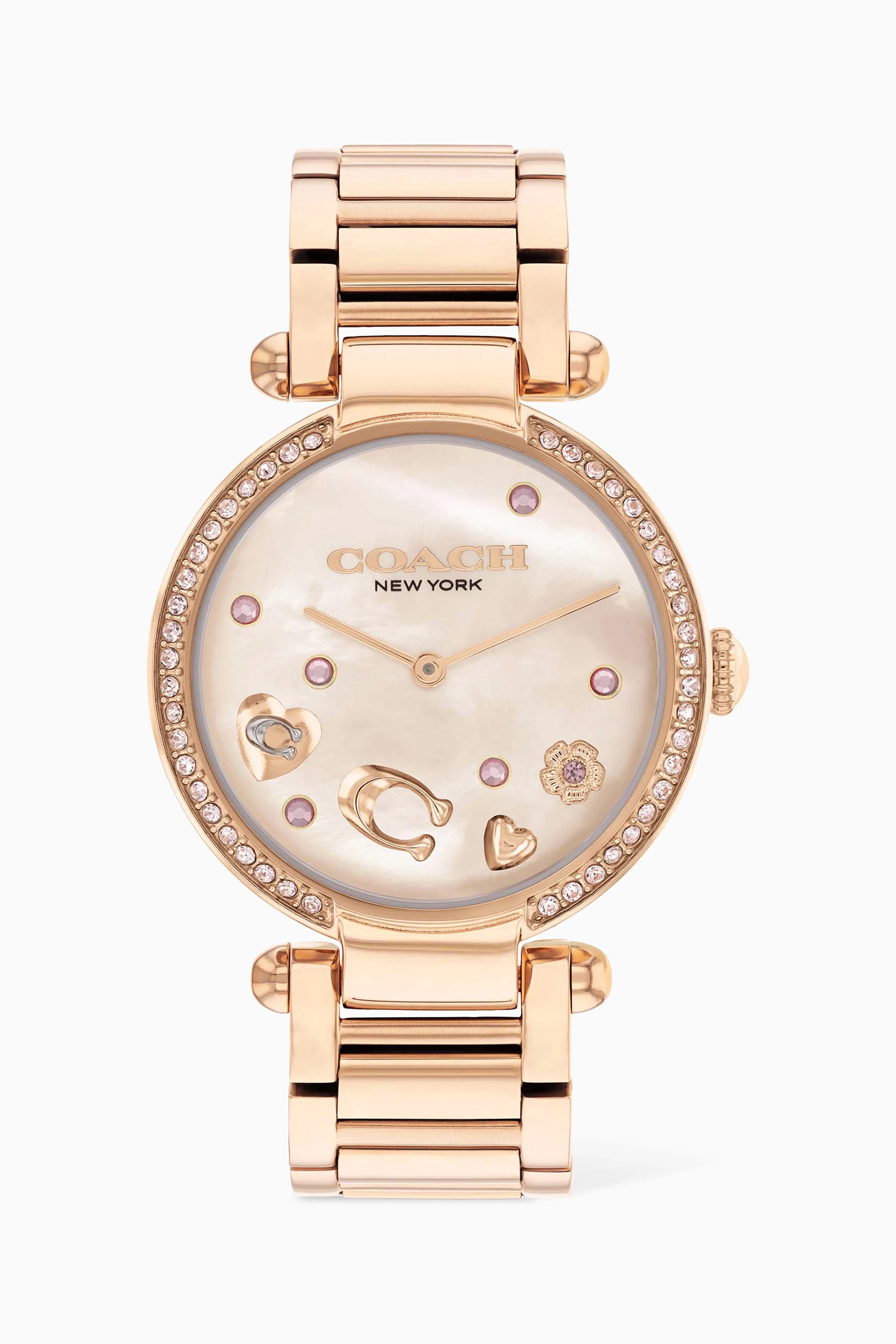 Coach rose gold hot sale watch