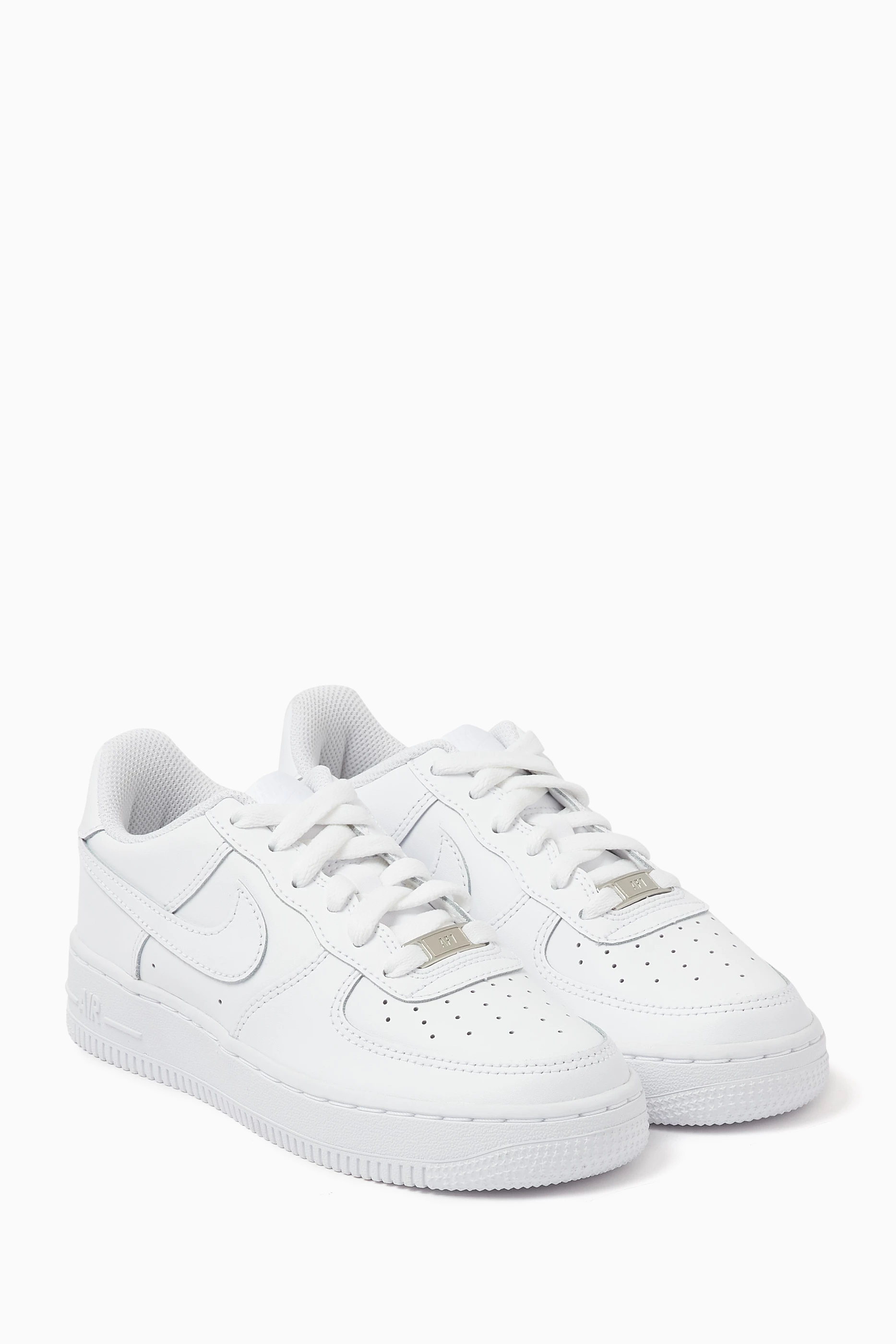 Kids white on sale nike air force