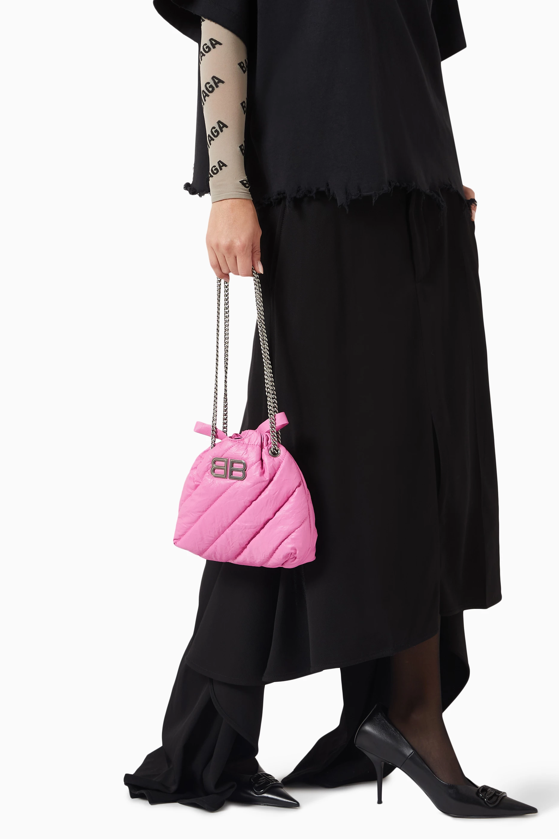 Balenciaga tote bag pink store