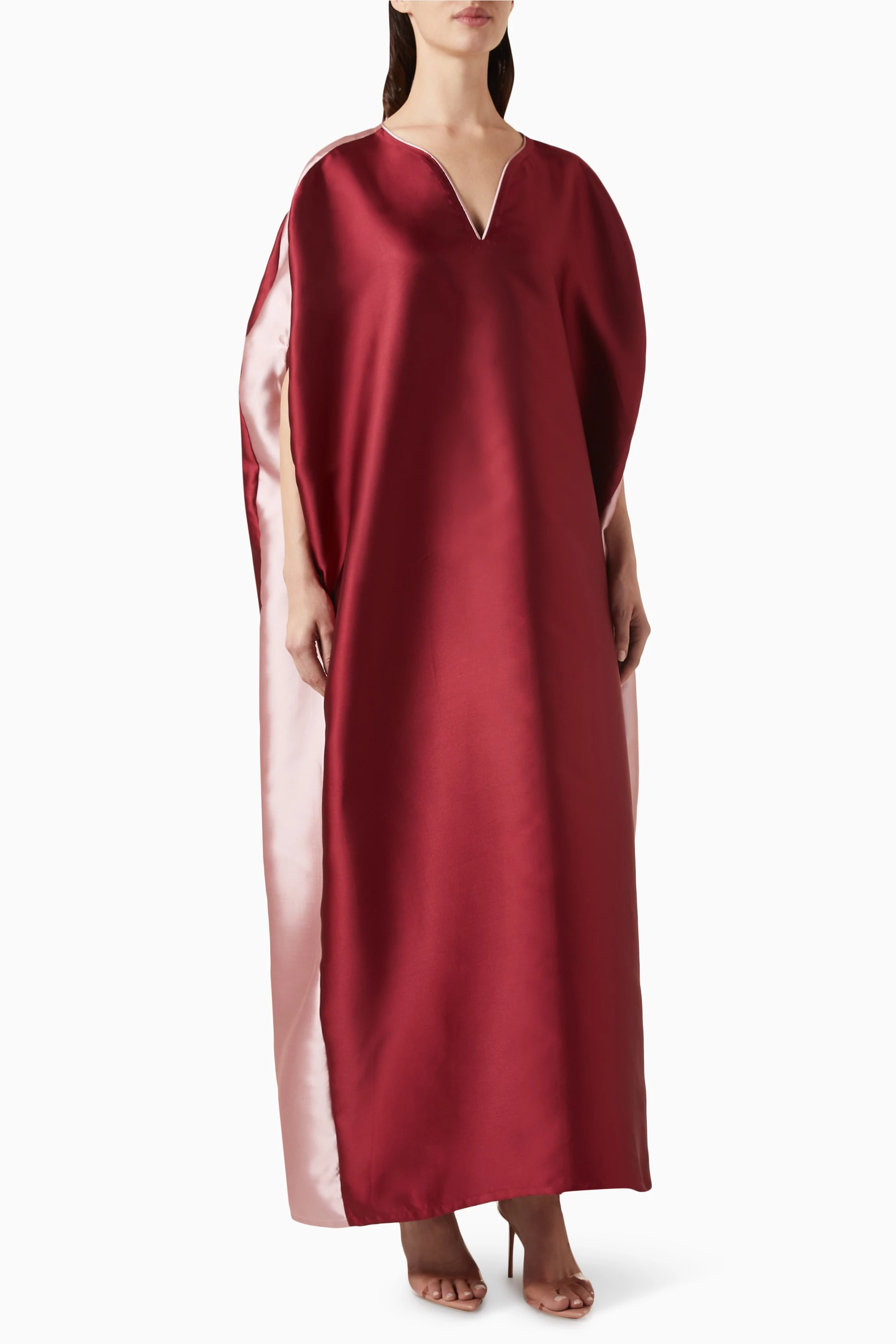 Only damen colorblock knit dress noos mahogany rosa grau hot sale