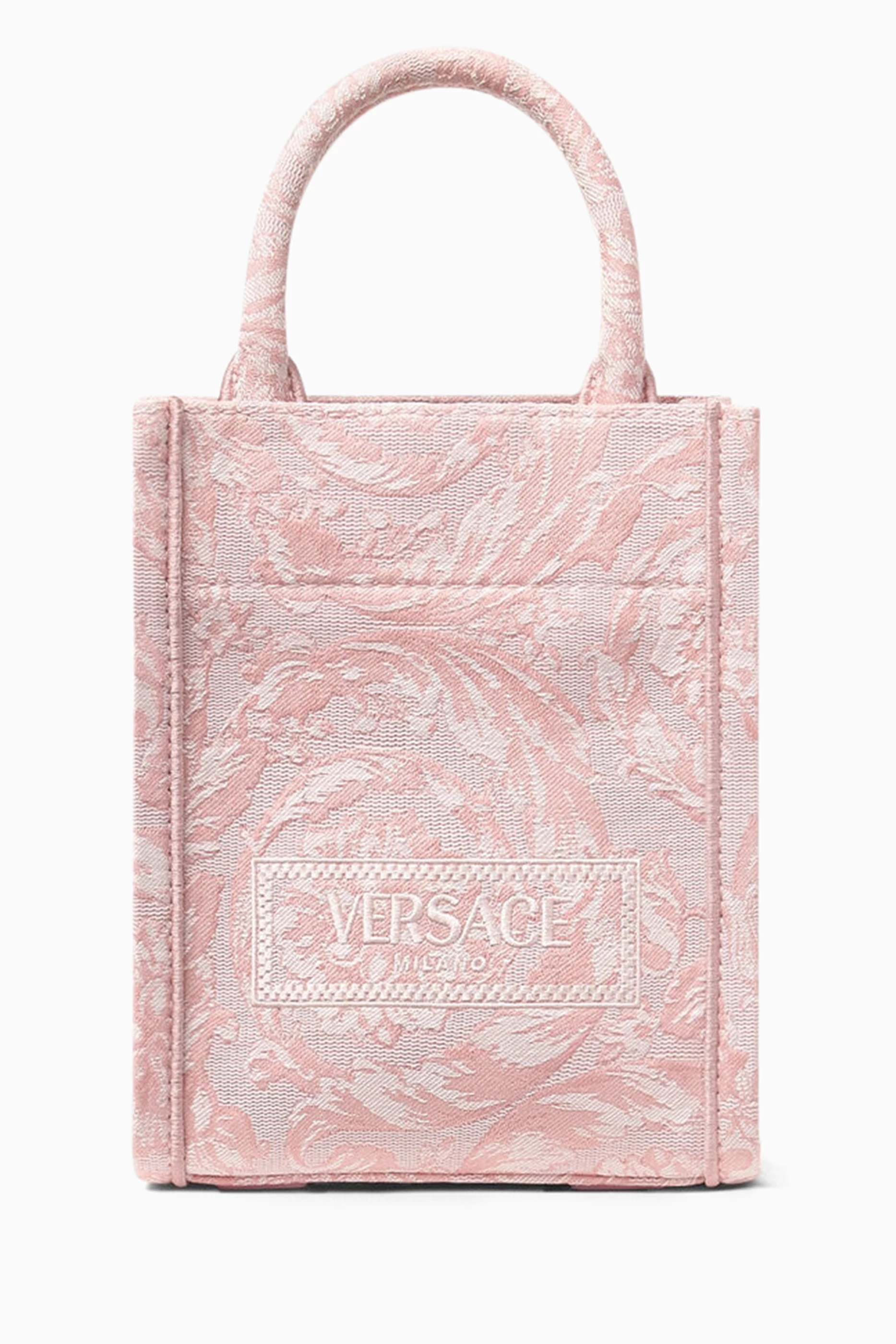 Versace tote bag 2025 pink