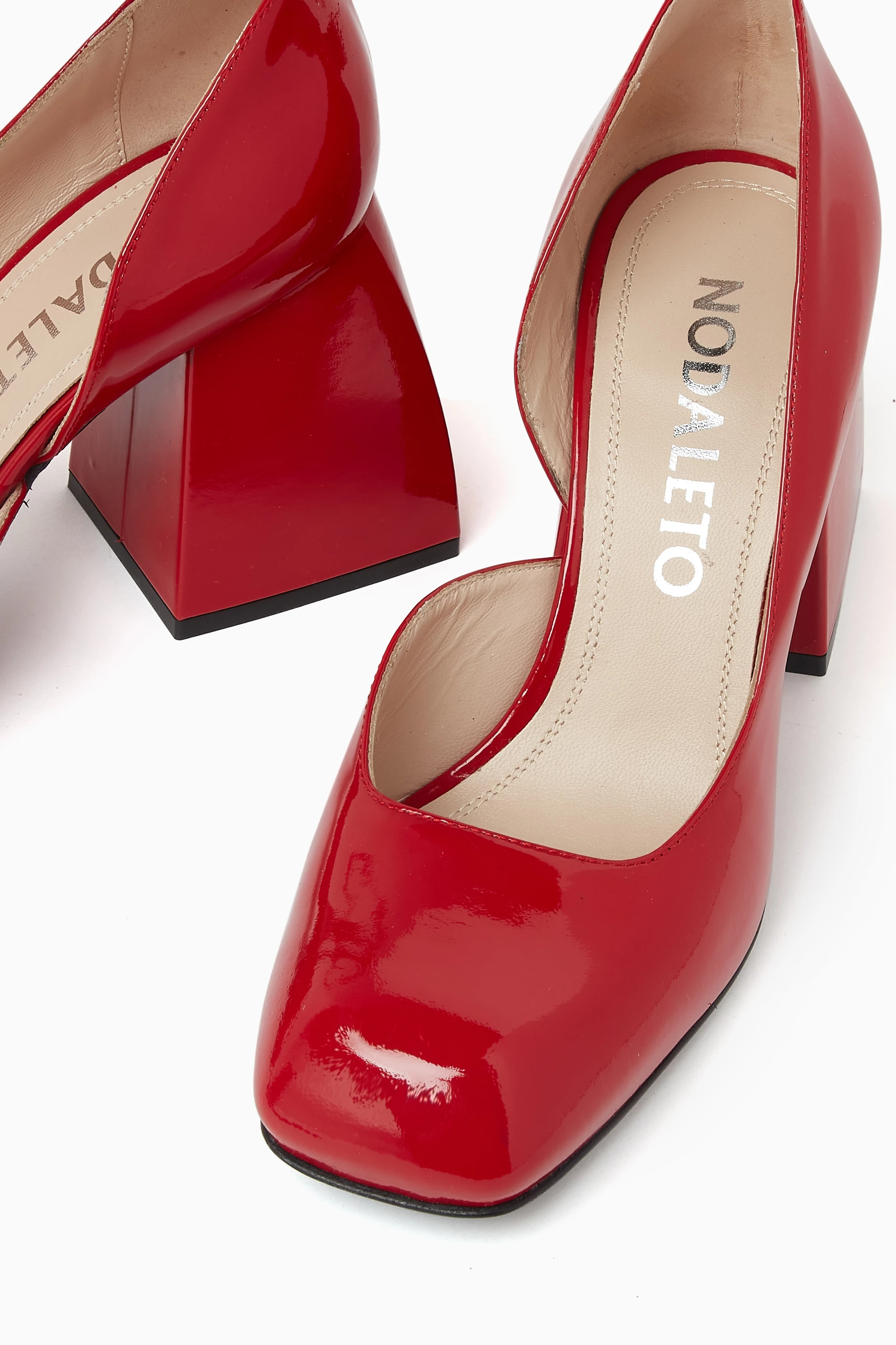 Buy Nodaleto Red Bulla Pia 90 Pumps in Patent Leather for Women in