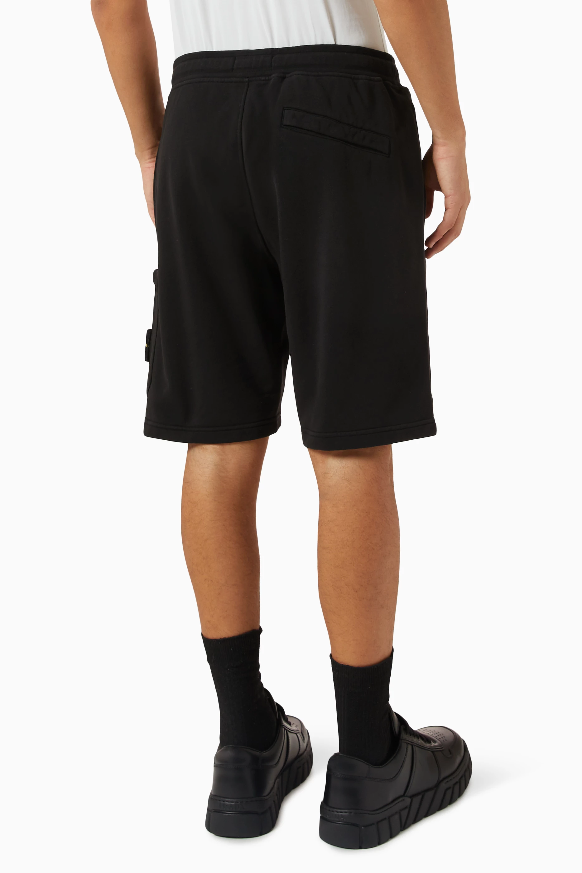 Mens black store cargo shorts