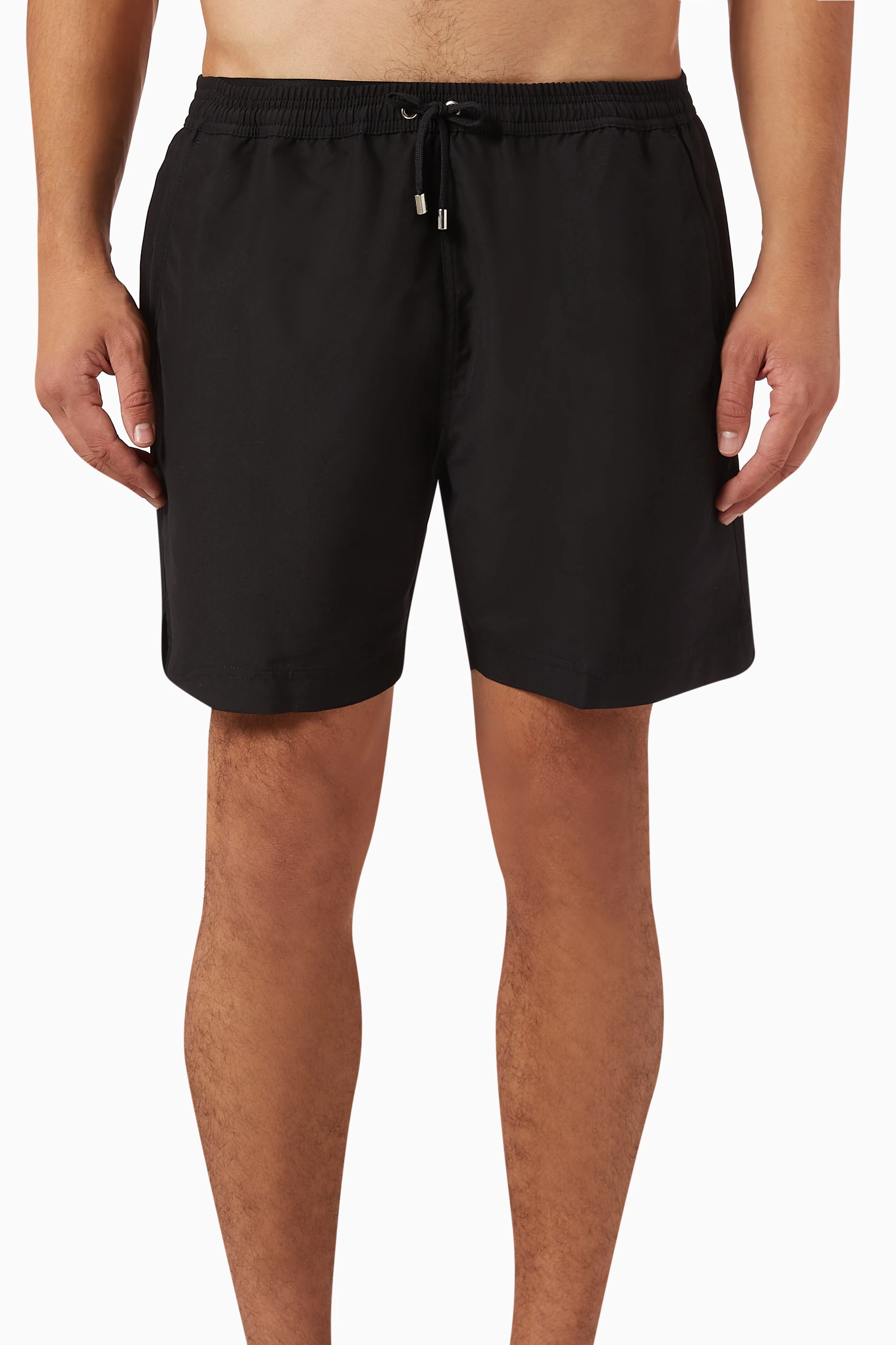 Mens black discount swim trunks