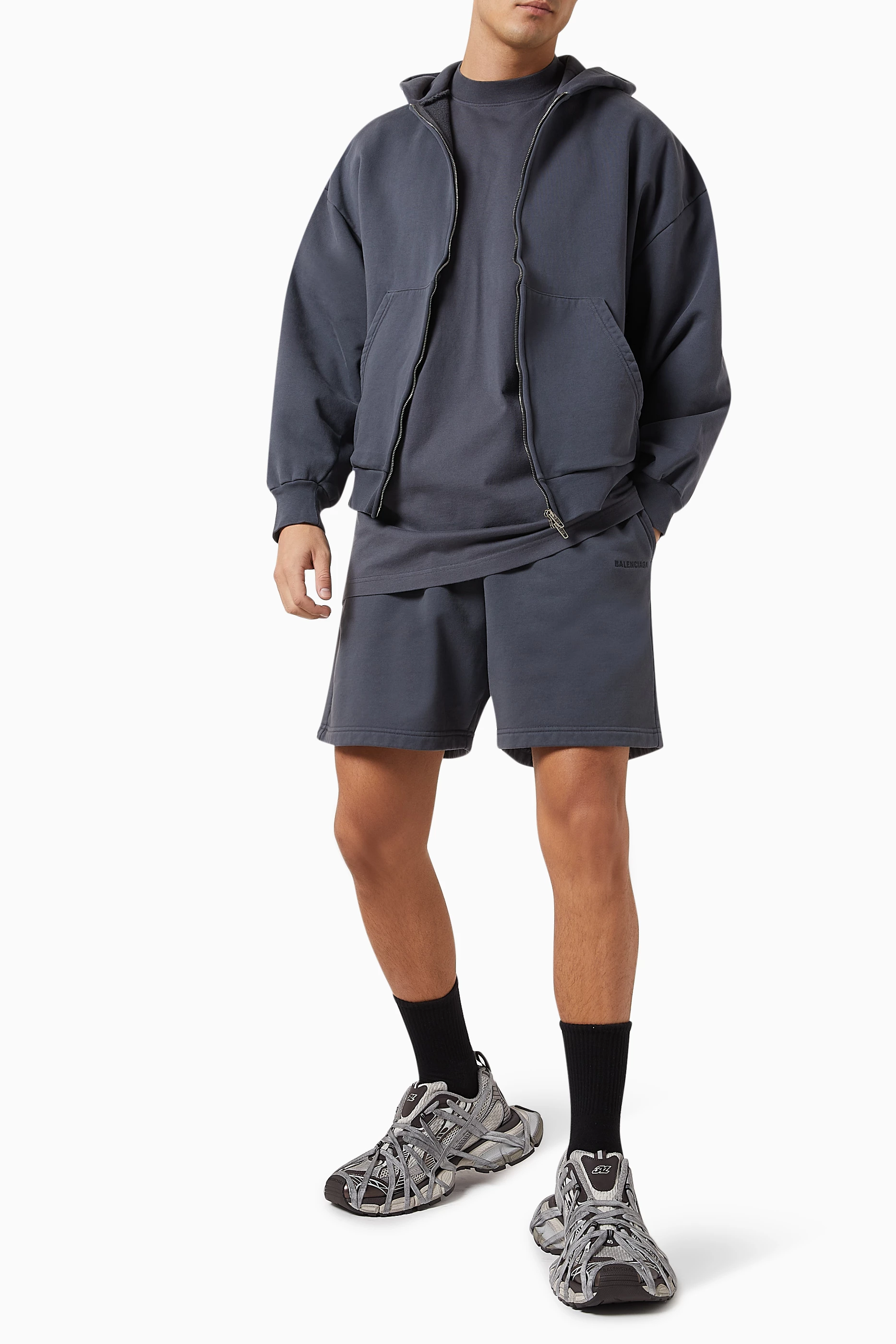 Balenciaga sweatsuit mens grey new arrivals