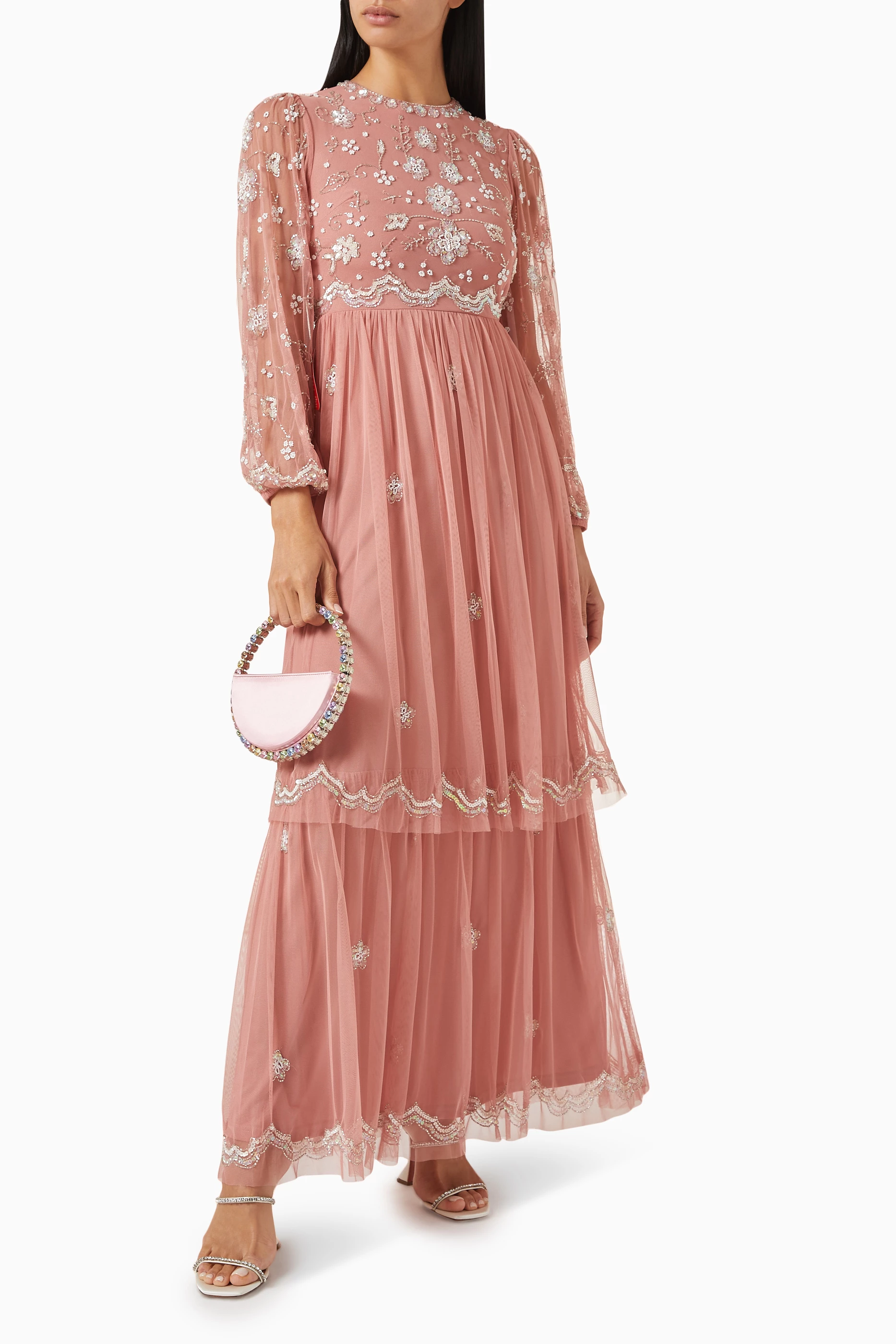 Amelia rose 2 in 1 embellished deals maxi dress