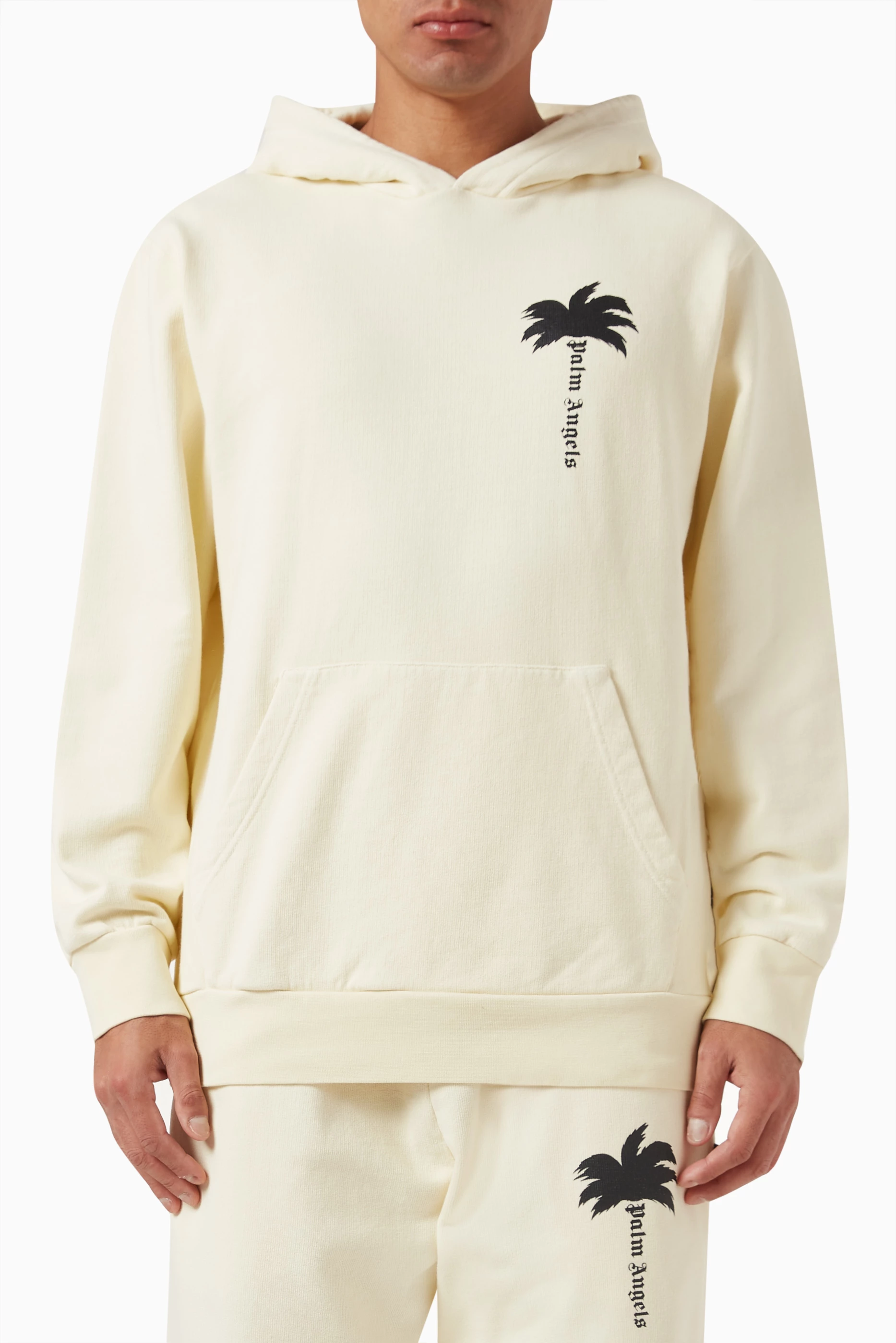 Palm angels shop white hoodie