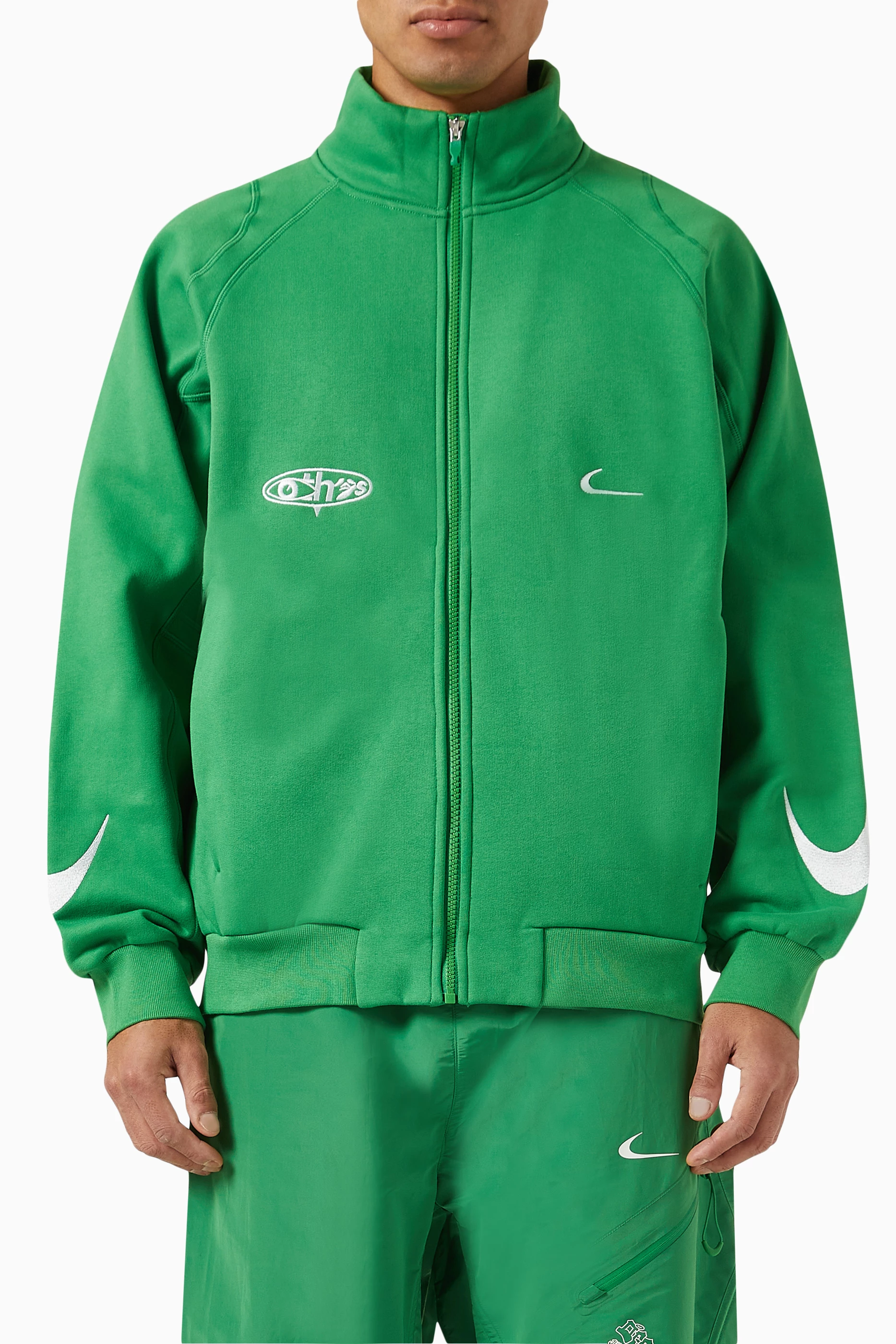 Green clearance fleece jacket