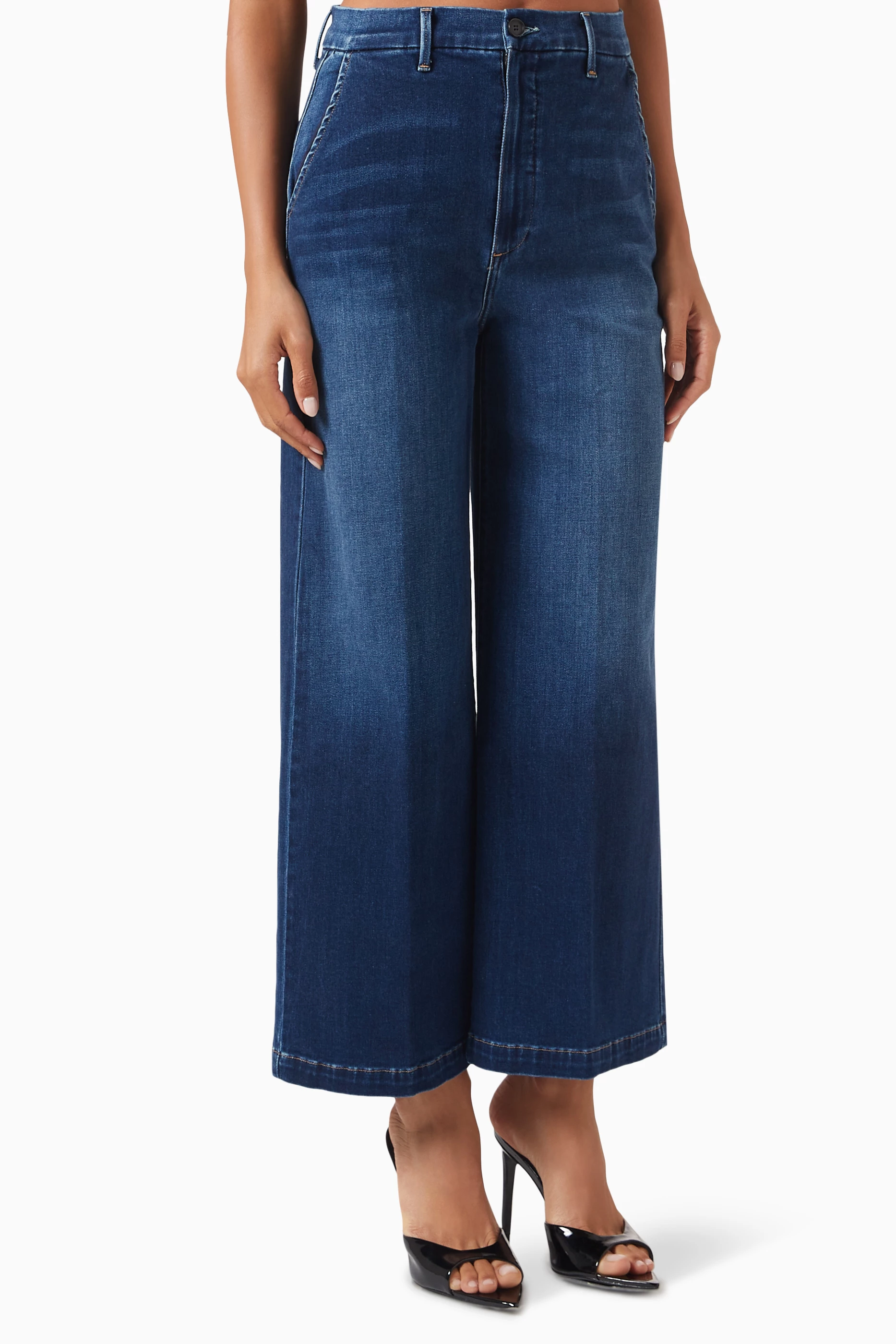 Cropped jeans for women top