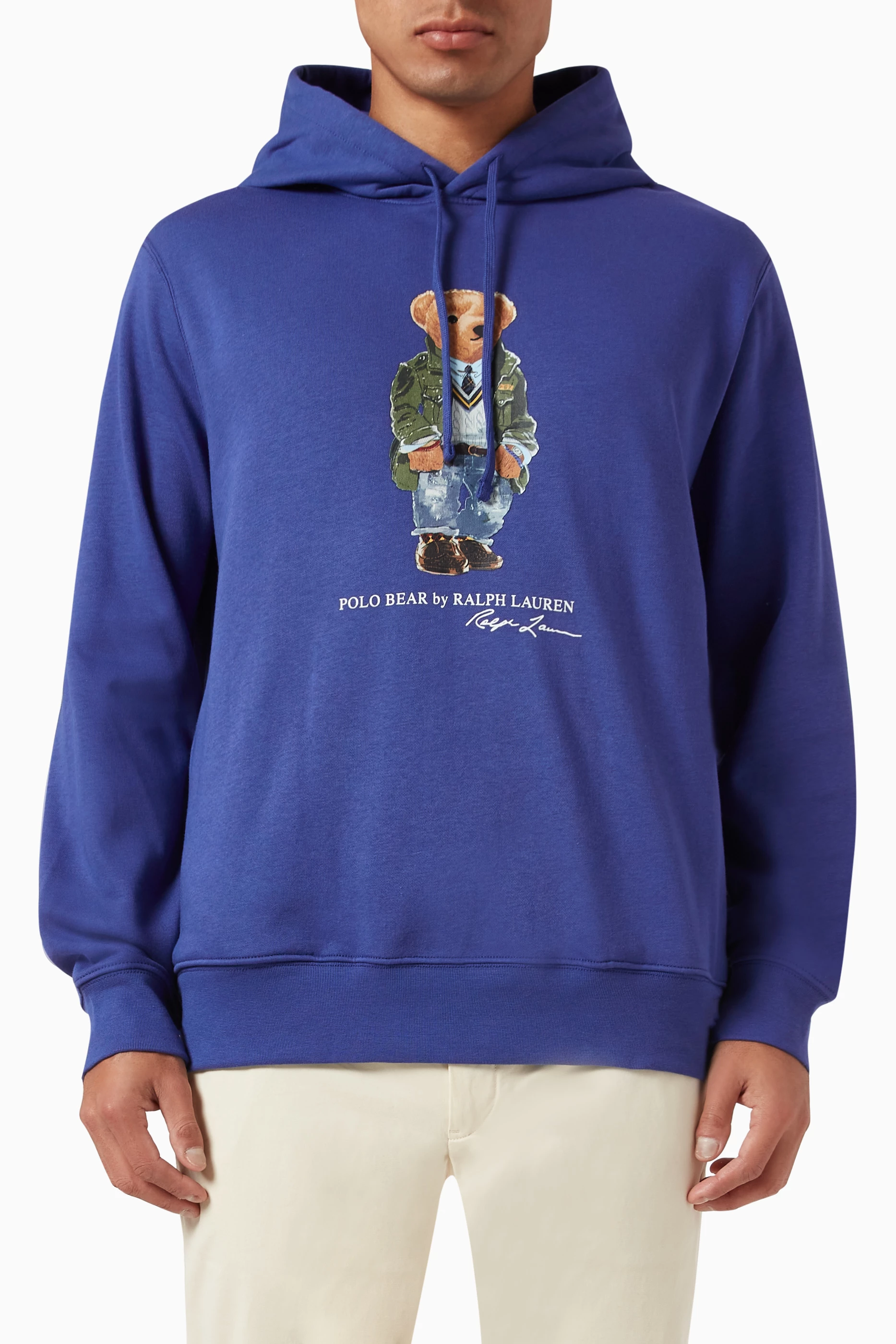 Polo hoodie blue shop