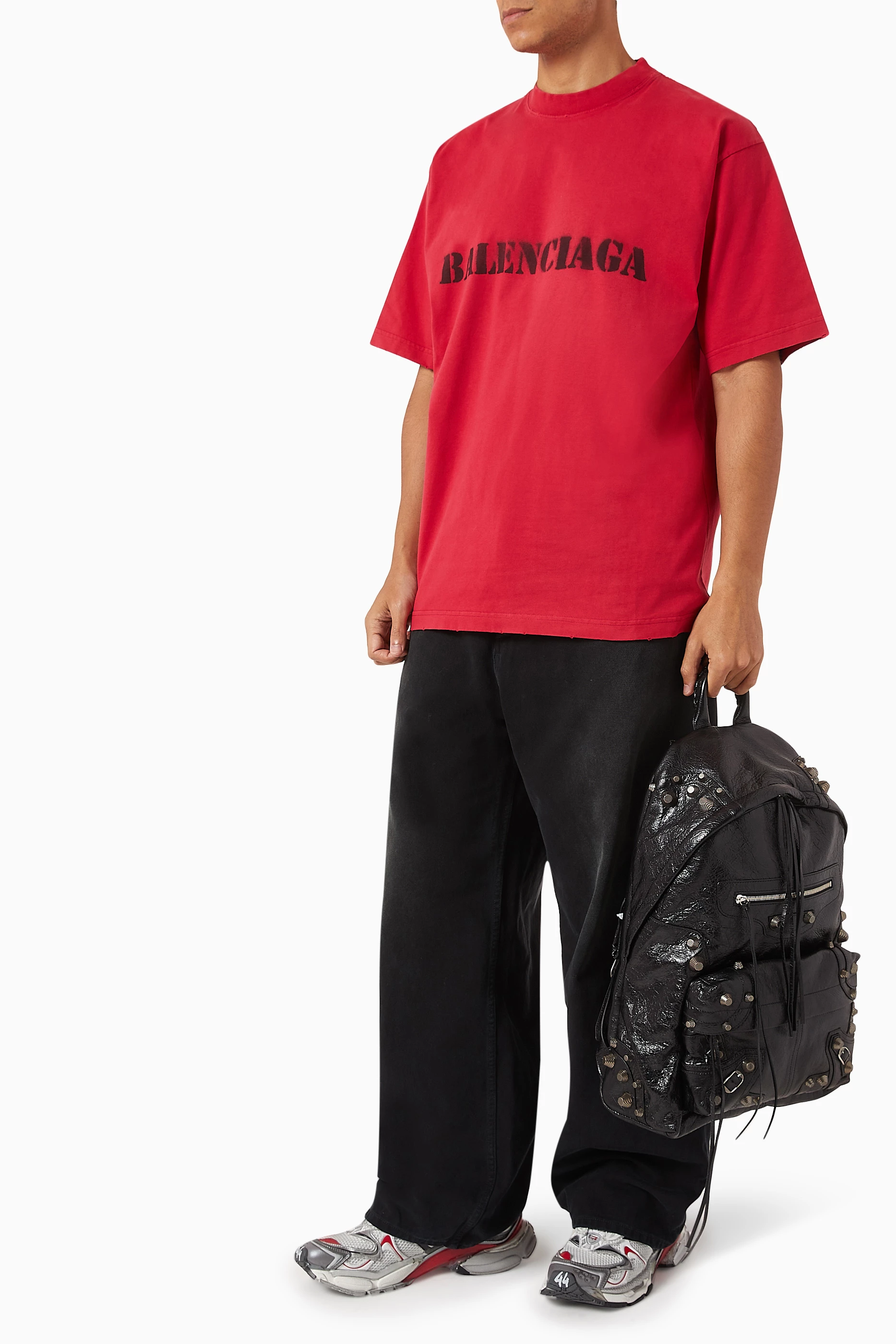 Balenciaga red backpack hotsell