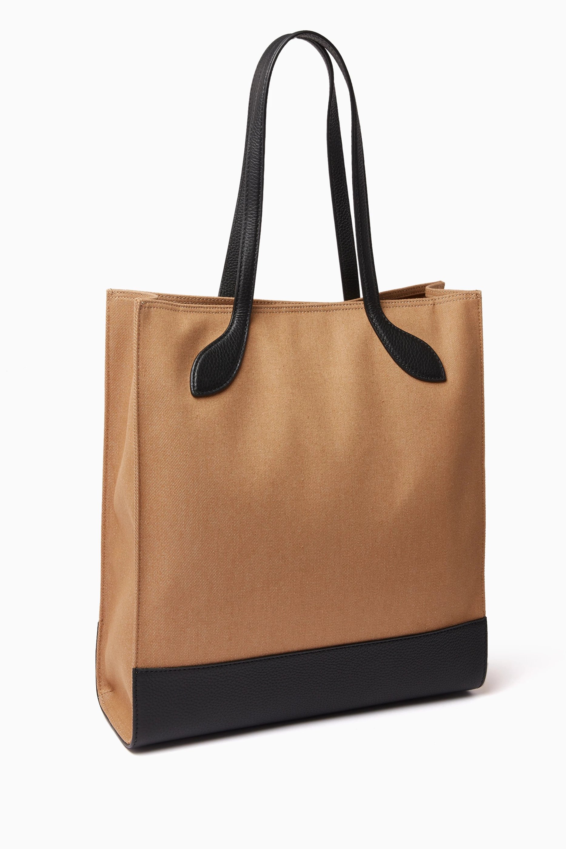 Canvas and leather tote online