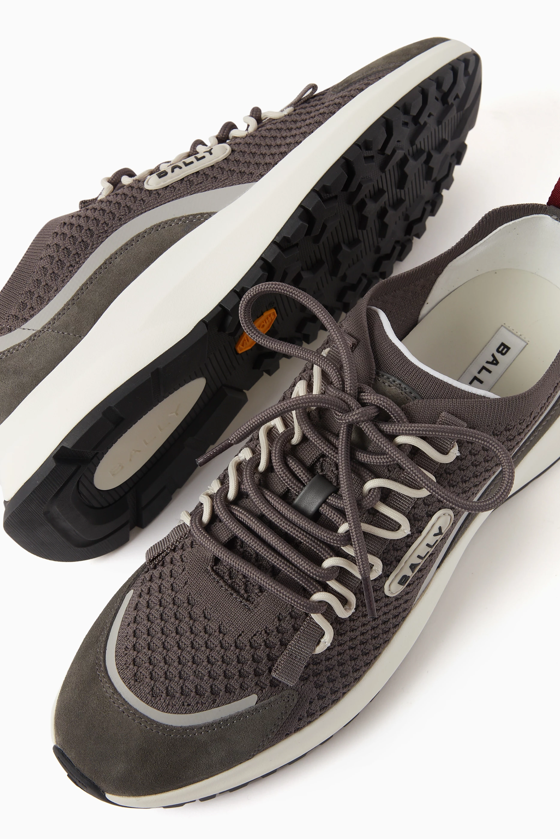 Buy Bally Grey Daryel Sneakers in Mesh Knit for Men in UAE Ounass