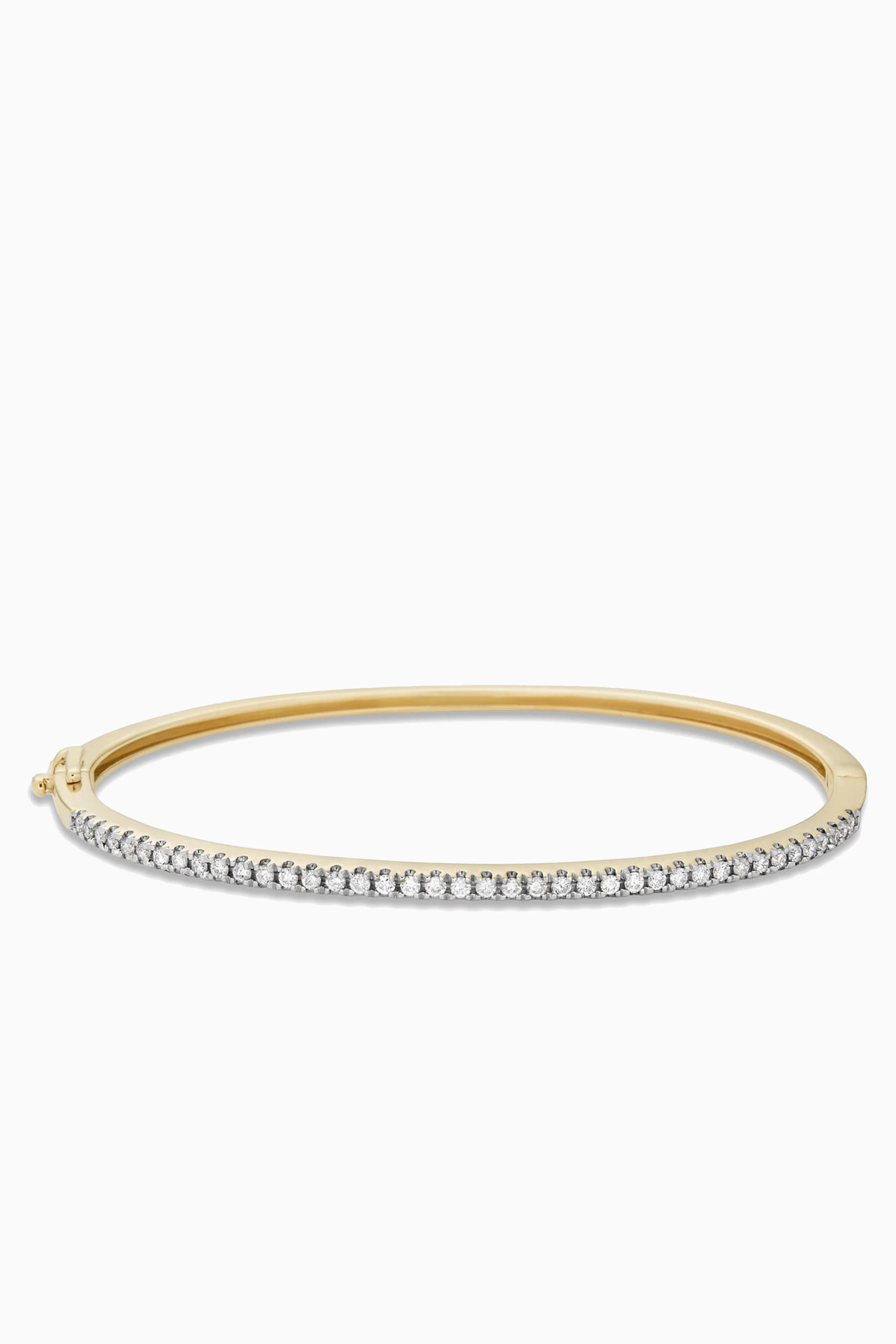 Diamond bangle shop bracelet yellow gold