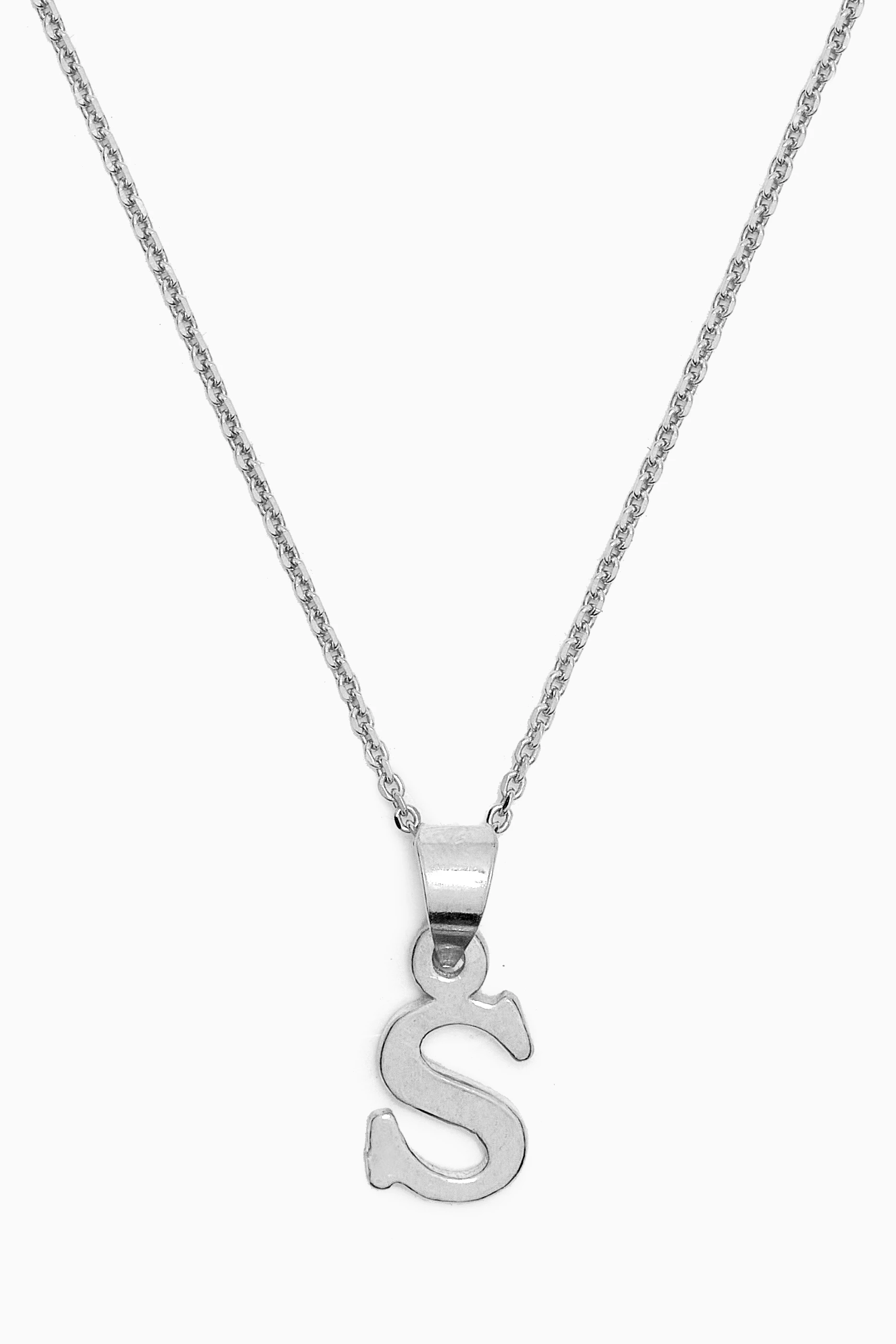 Sterling silver s necklace sale