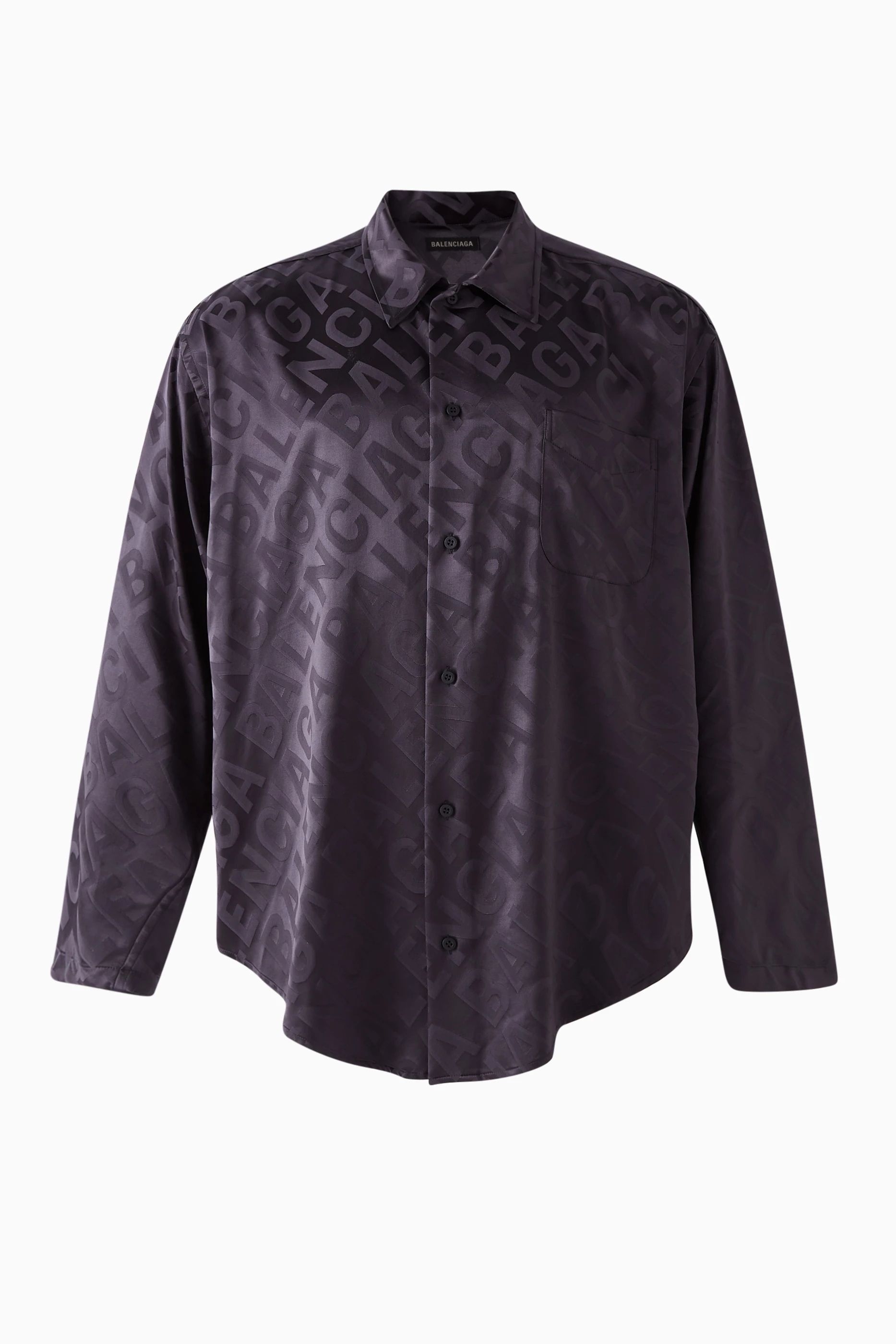 Balenciaga logo all 2025 over shirt