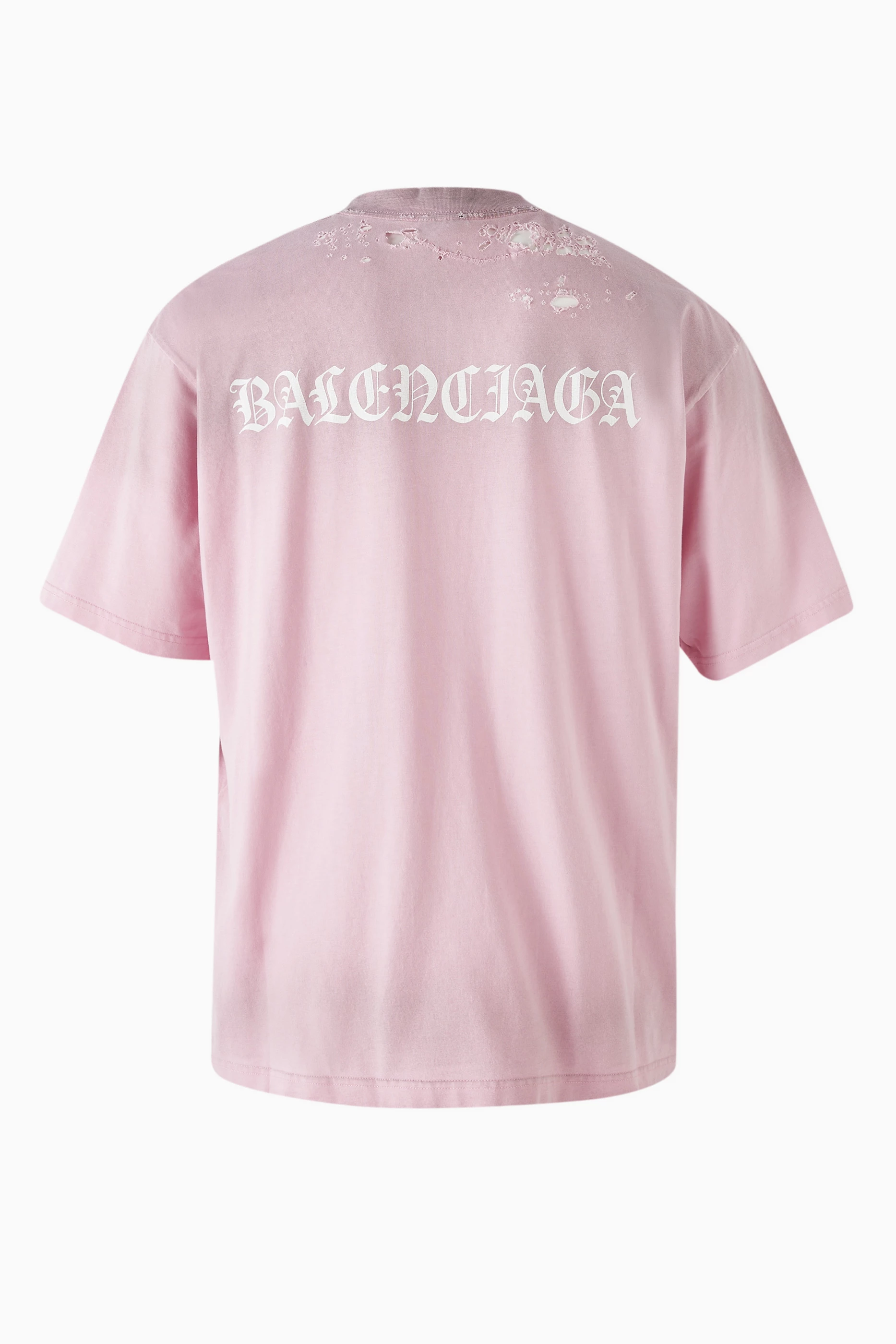 Balenciaga pink clearance t shirt