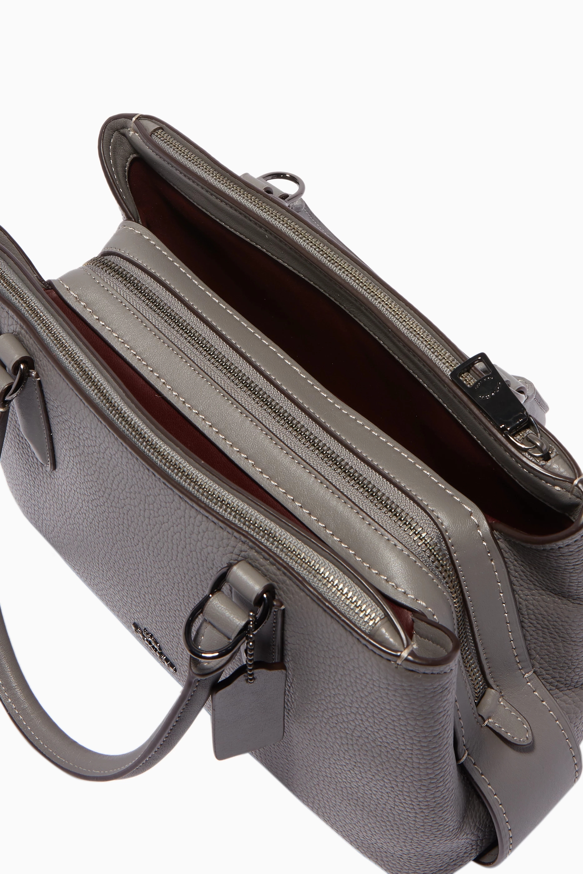 Buy Coach Grey Grey Brooklyn Carryall 28 Bag For Women Online Ounass UAE