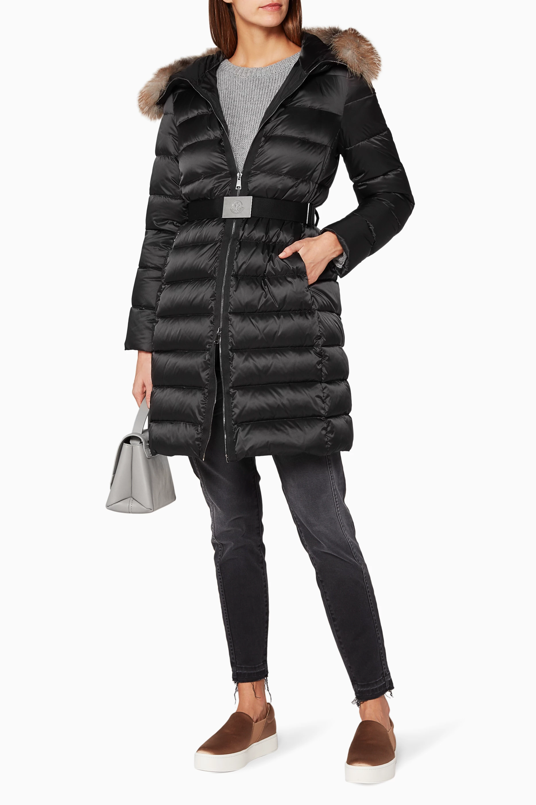 Buy Moncler Black Black Tinuviel Quilted Puffer Jacket For Women Online Ounass UAE