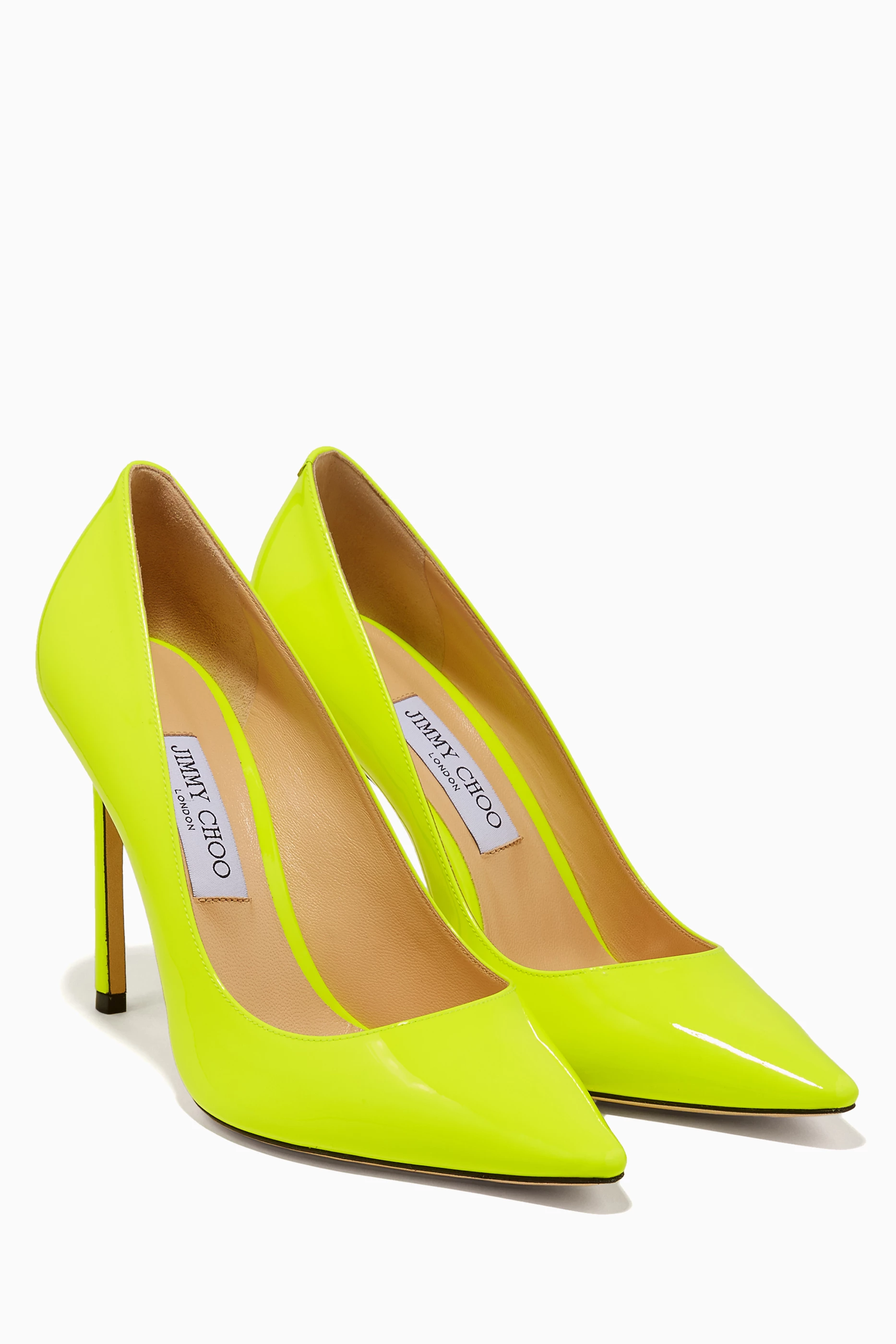 Yellow patent pumps discount